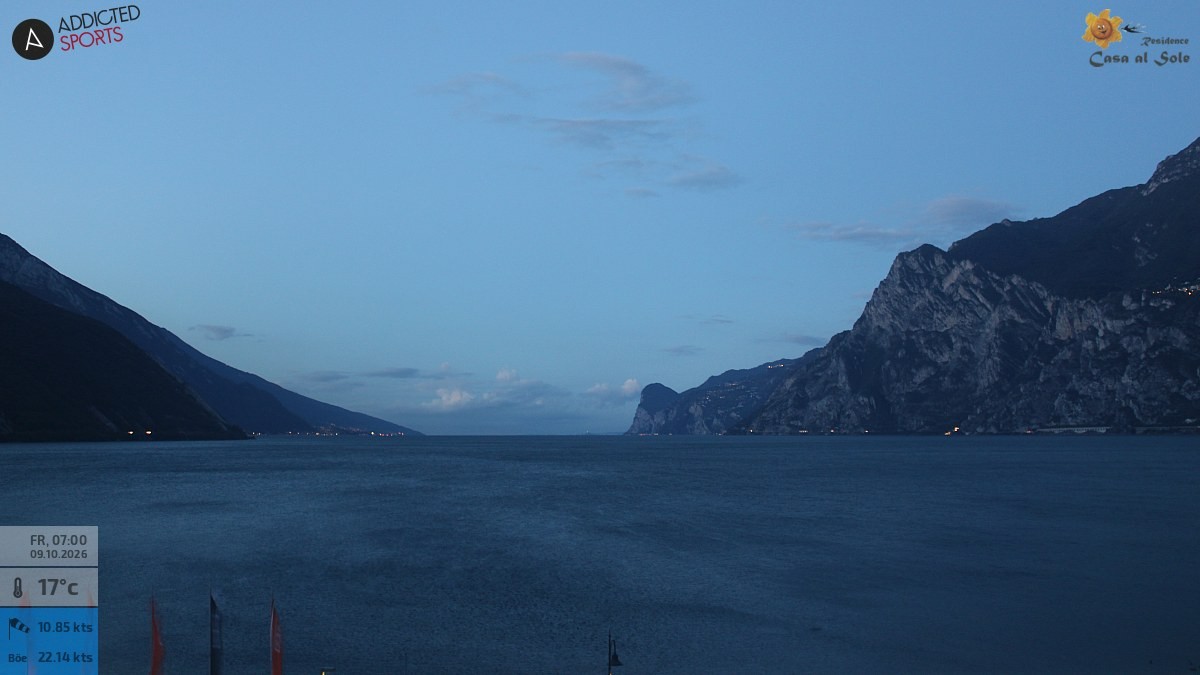 Archiv Foto Webcam Gardasee - Torbole