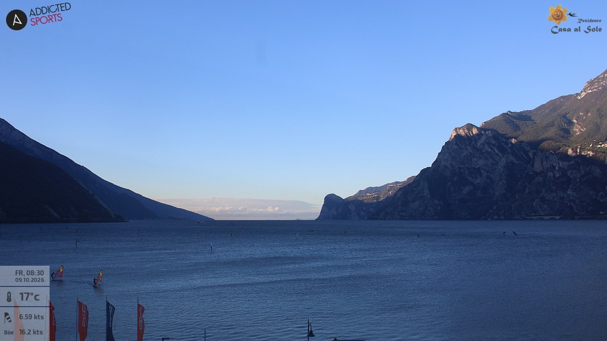 Archiv Foto Webcam Gardasee - Torbole