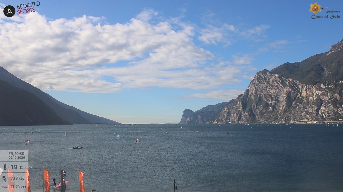Archiv Foto Webcam Gardasee - Torbole
