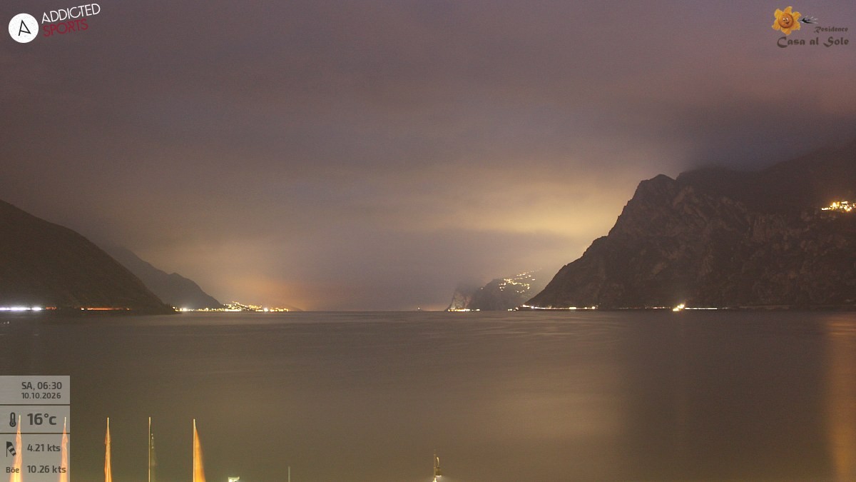 Archiv Foto Webcam Gardasee - Torbole