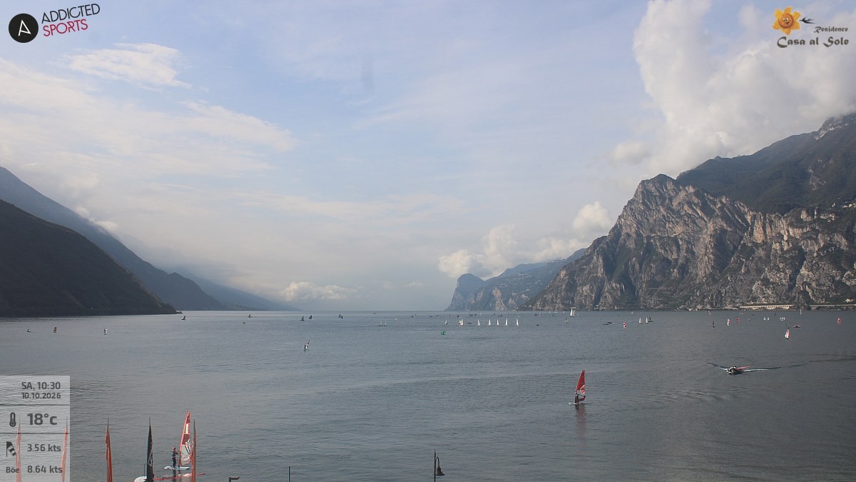 Archiv Foto Webcam Gardasee - Torbole