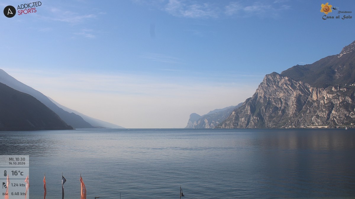 Archiv Foto Webcam Gardasee - Torbole