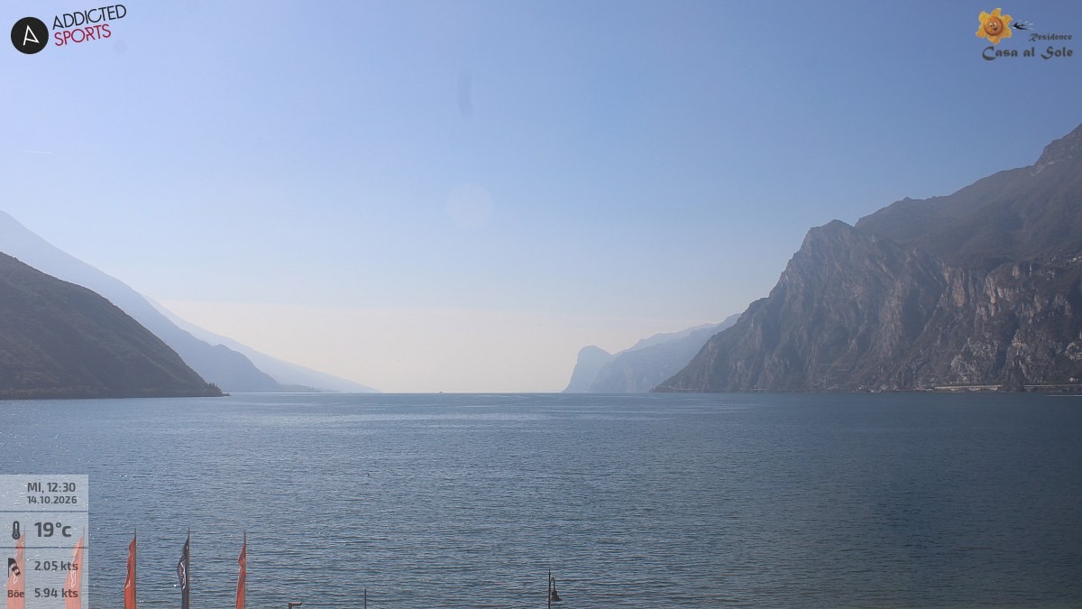 Archiv Foto Webcam Gardasee - Torbole