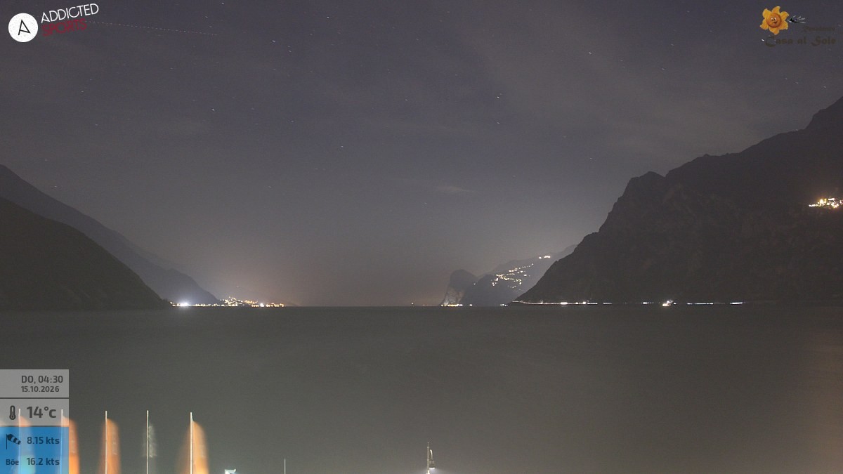 Archiv Foto Webcam Gardasee - Torbole