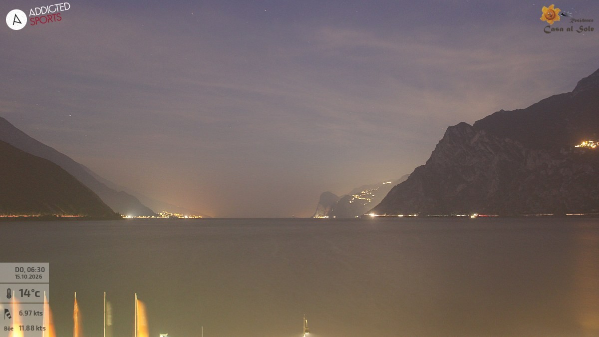 Archiv Foto Webcam Gardasee - Torbole