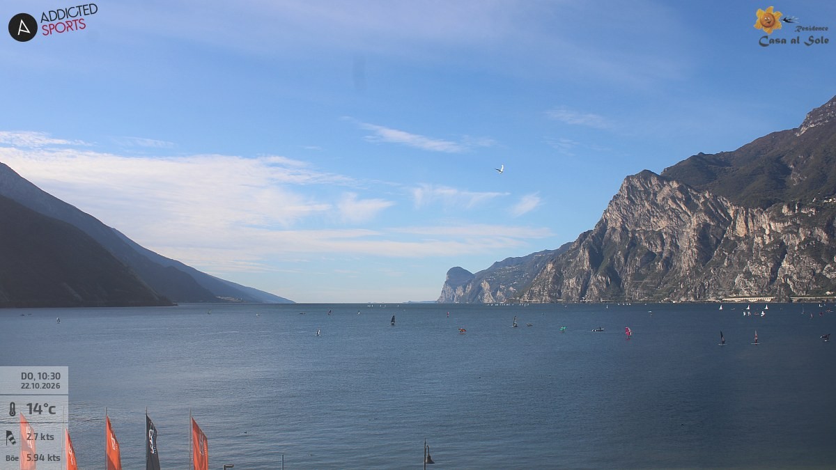 Archiv Foto Webcam Gardasee - Torbole