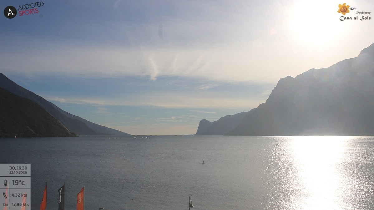 Archiv Foto Webcam Gardasee - Torbole