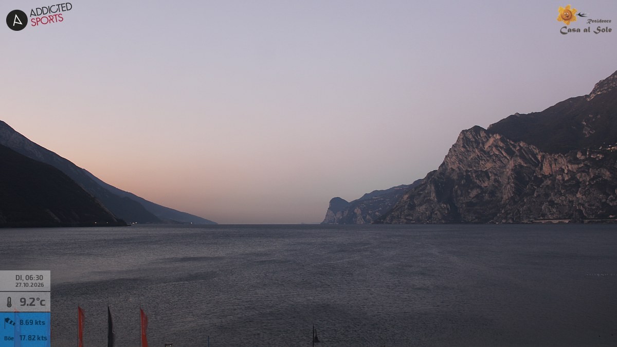 Archiv Foto Webcam Gardasee - Torbole