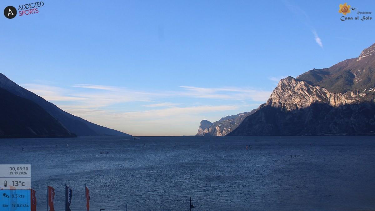 Archived image Webcam Lake Garda: Torbole