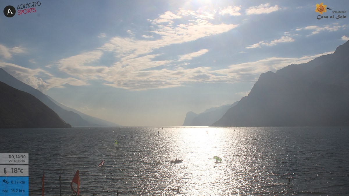 Archived image Webcam Lake Garda: Torbole