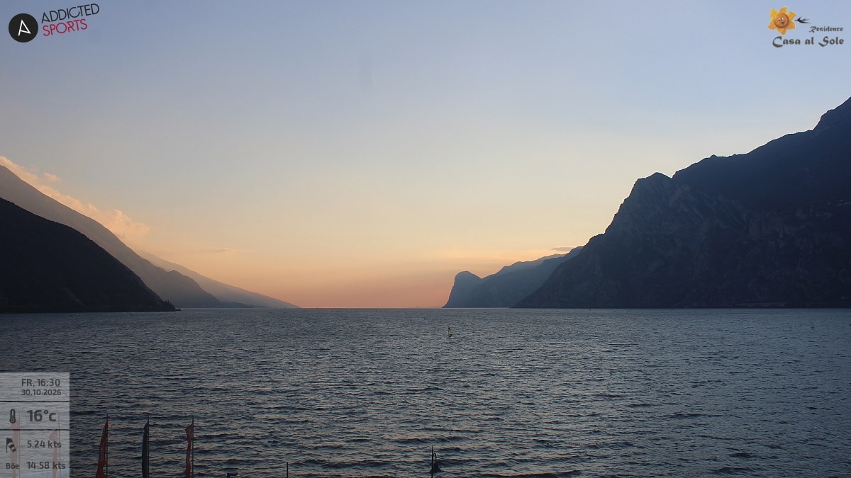 Archiv Foto Webcam Gardasee - Torbole