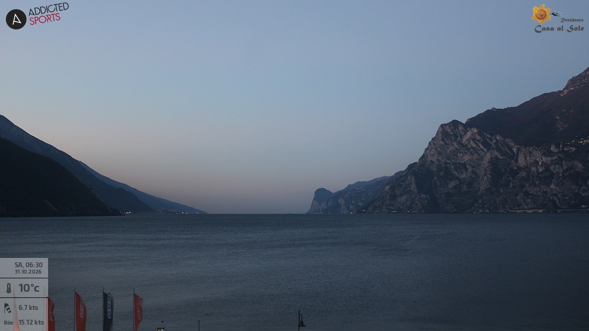 Archived image Webcam Lake Garda: Torbole