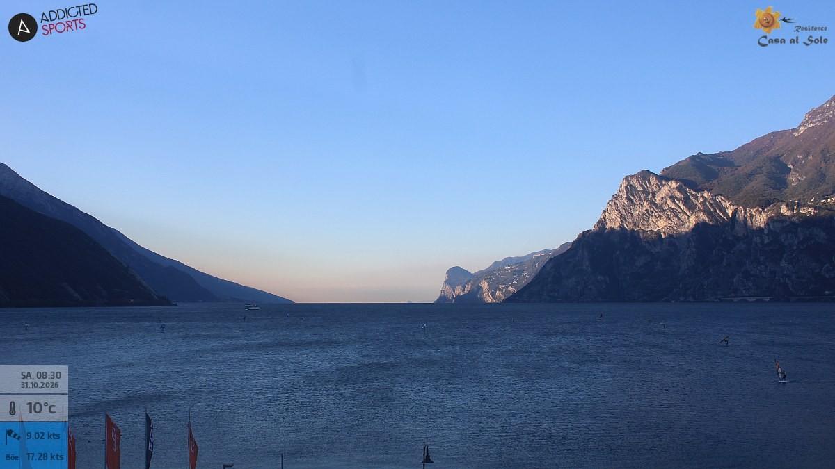Archived image Webcam Lake Garda: Torbole