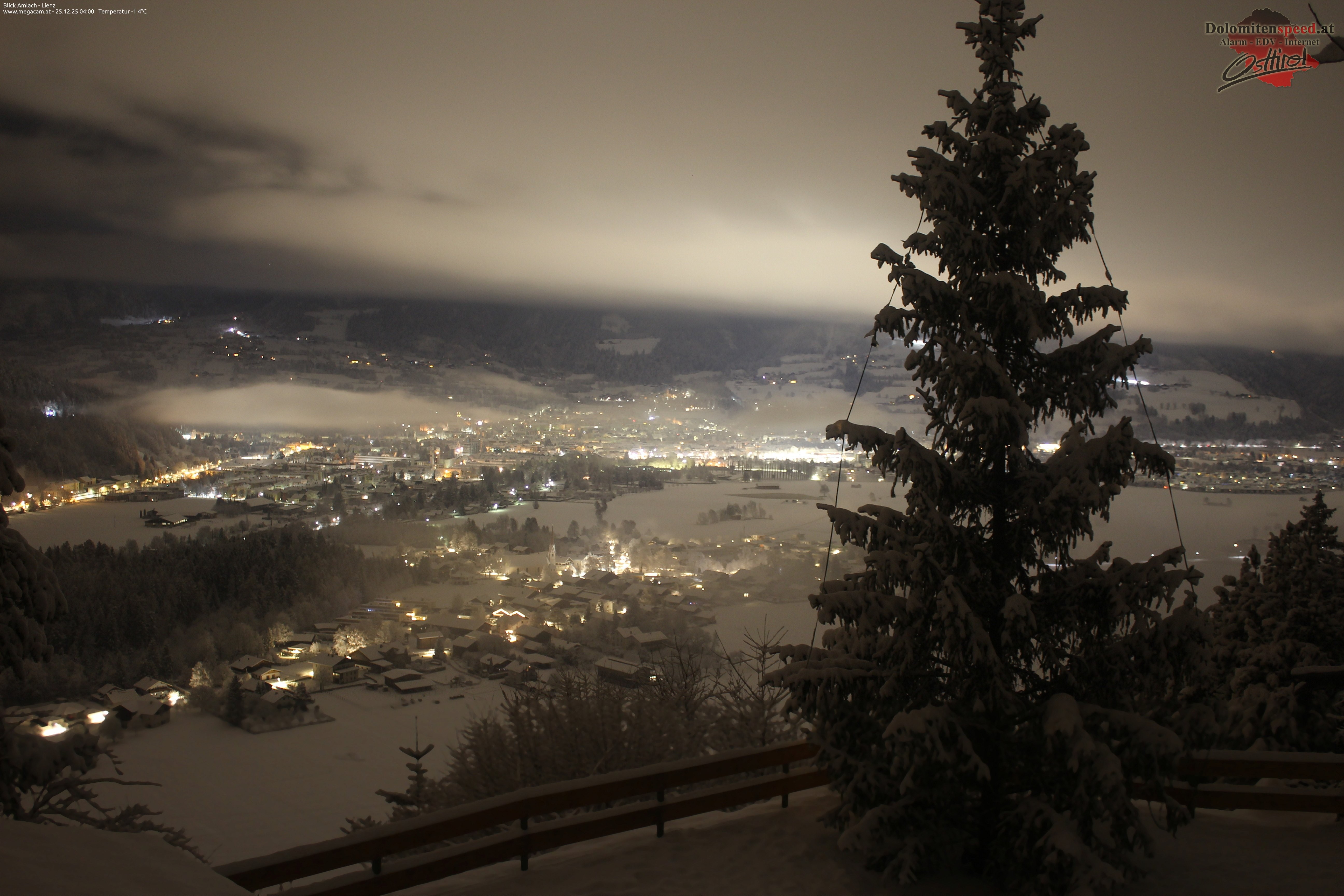 Archiv Foto Webcam Blick Amlach - Lienz - Osttirol