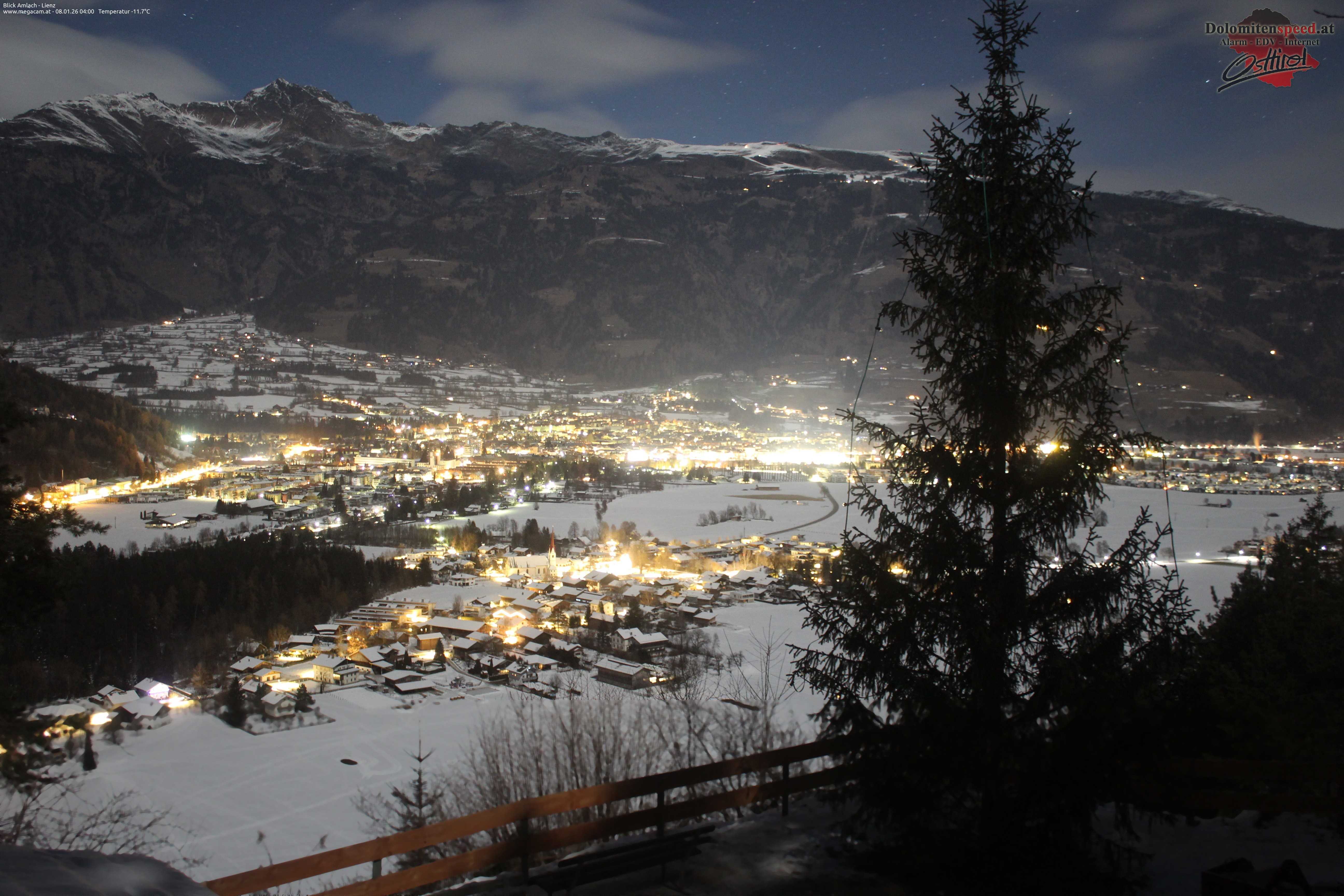 Archiv Foto Webcam Blick Amlach - Lienz - Osttirol