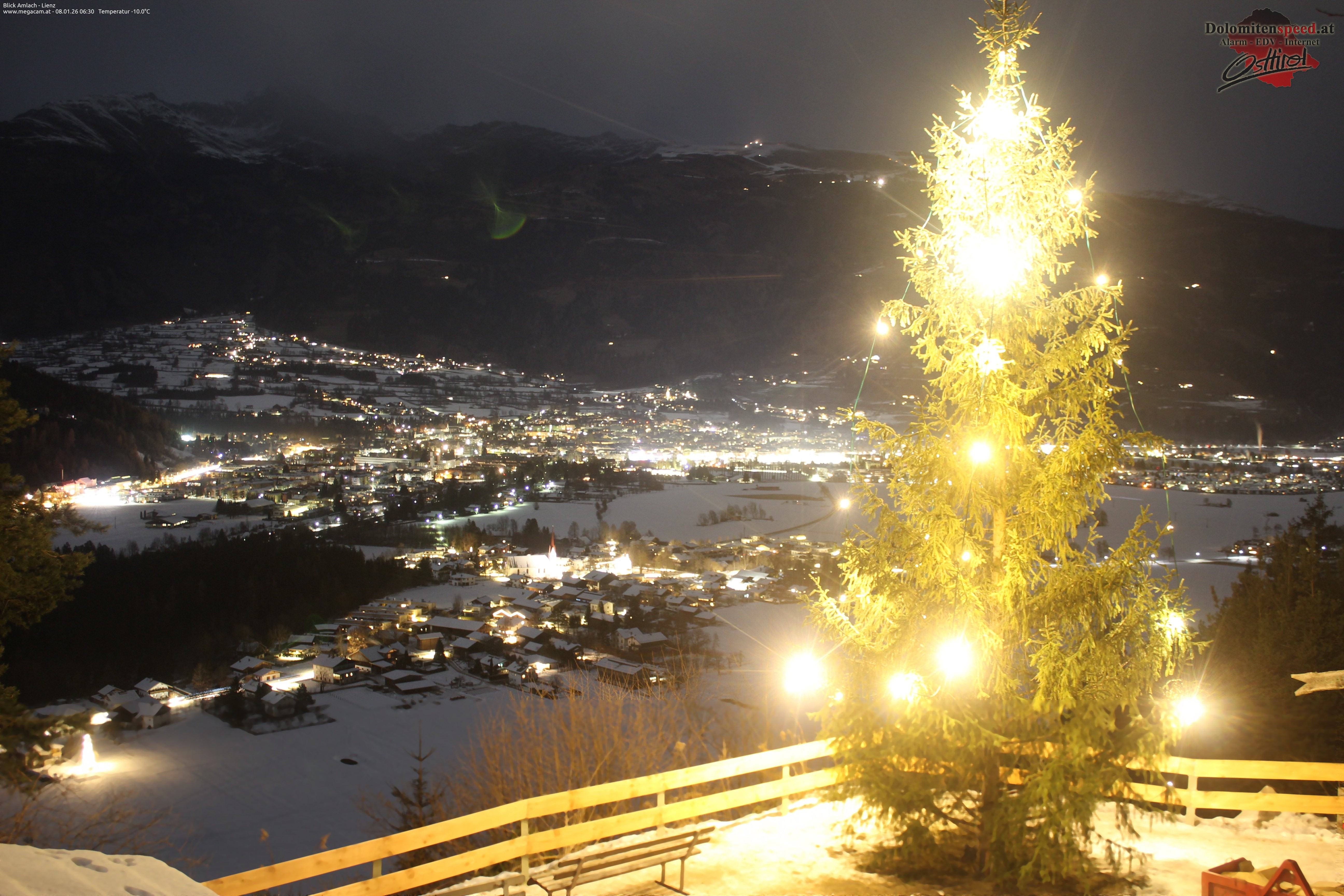 Archiv Foto Webcam Blick Amlach - Lienz - Osttirol