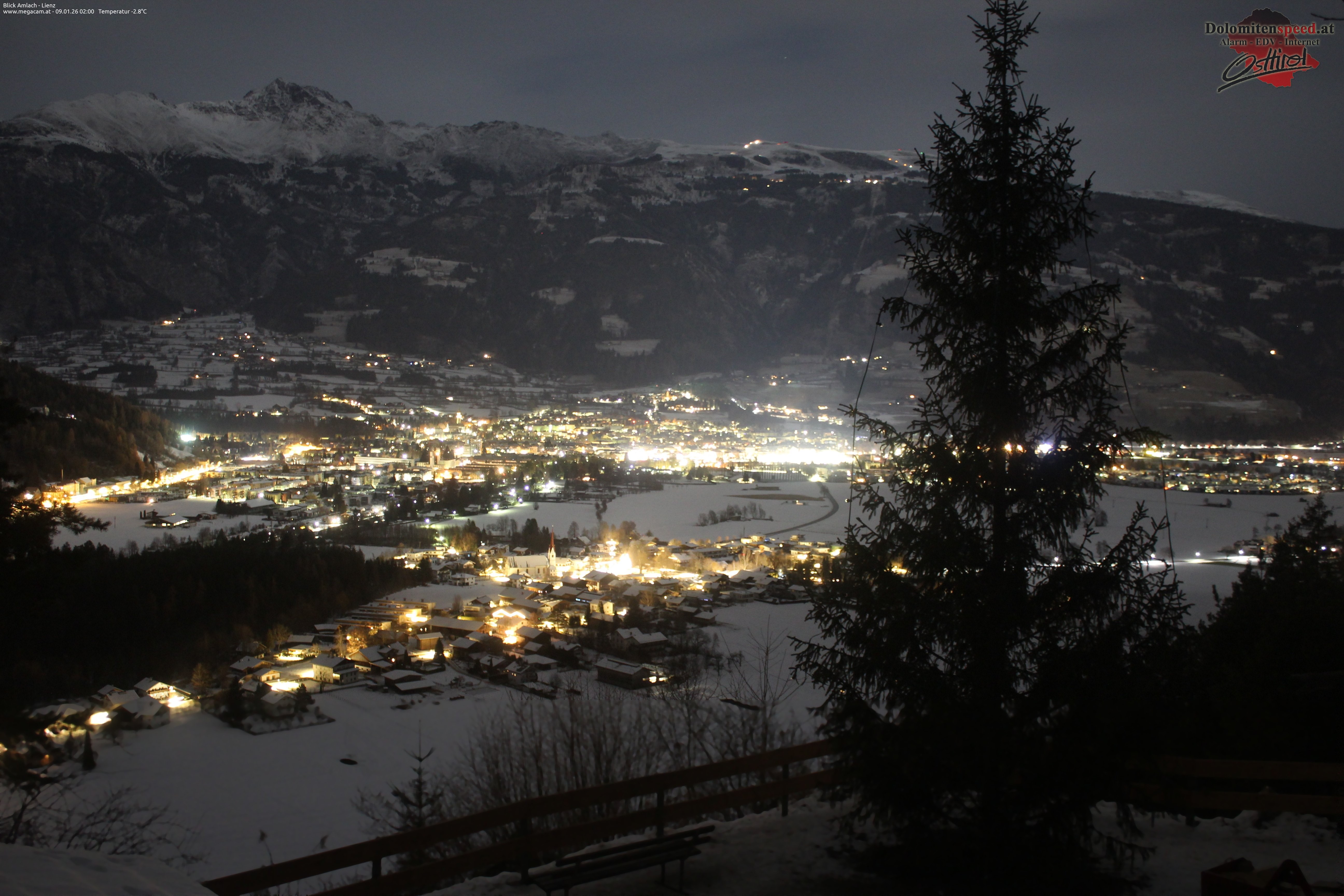 Archiv Foto Webcam Blick Amlach - Lienz - Osttirol