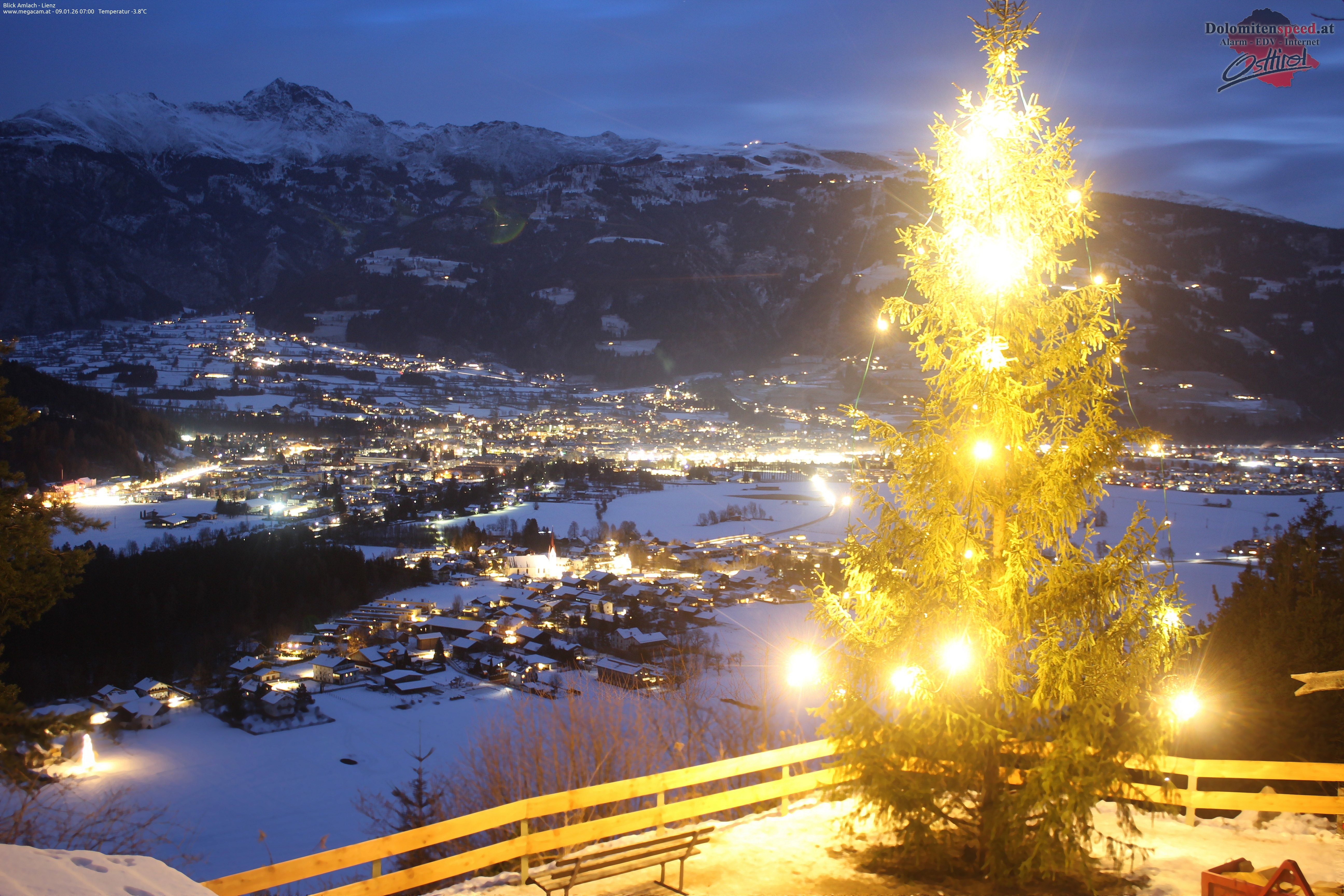 Archiv Foto Webcam Blick Amlach - Lienz - Osttirol