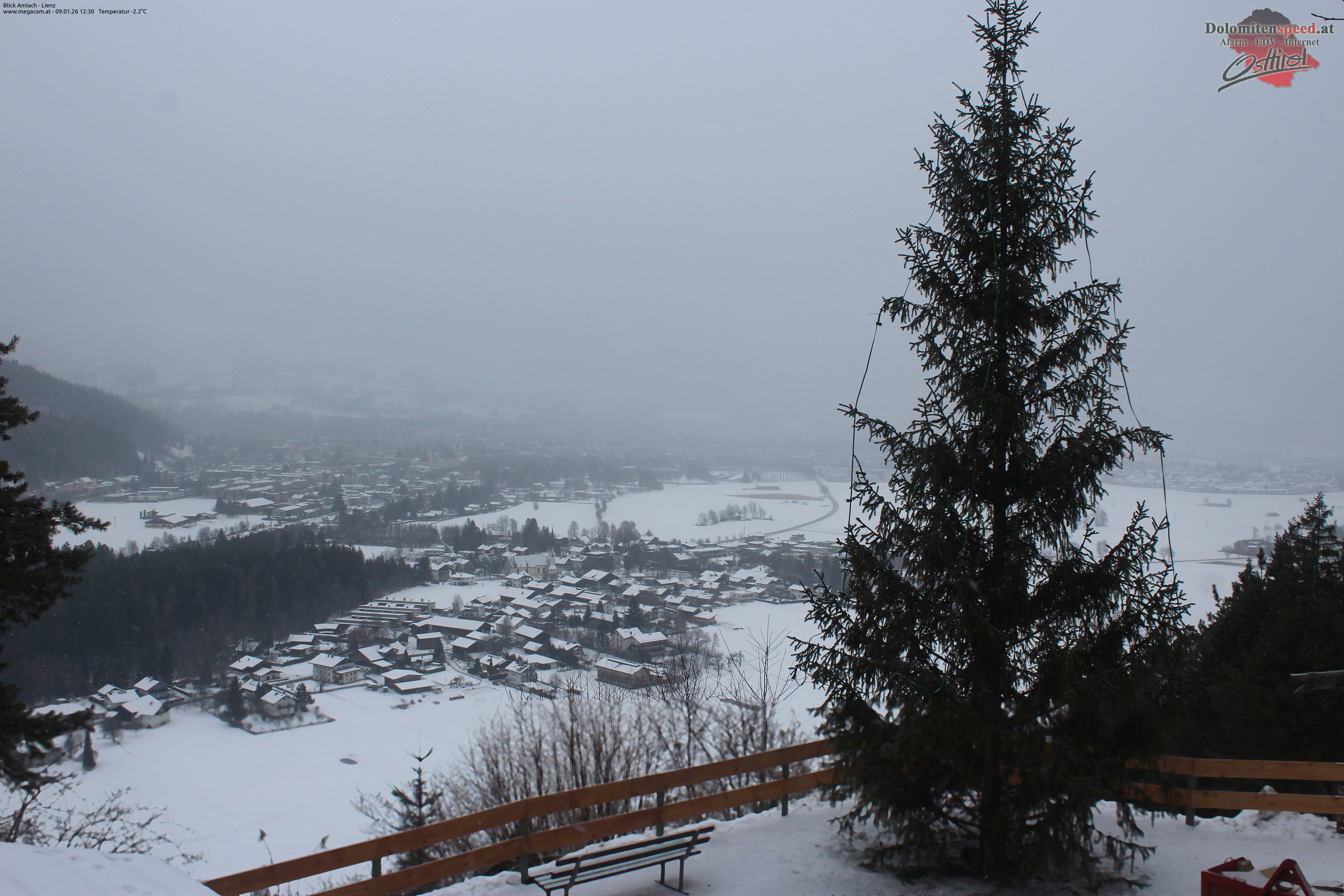 Archiv Foto Webcam Blick Amlach - Lienz - Osttirol
