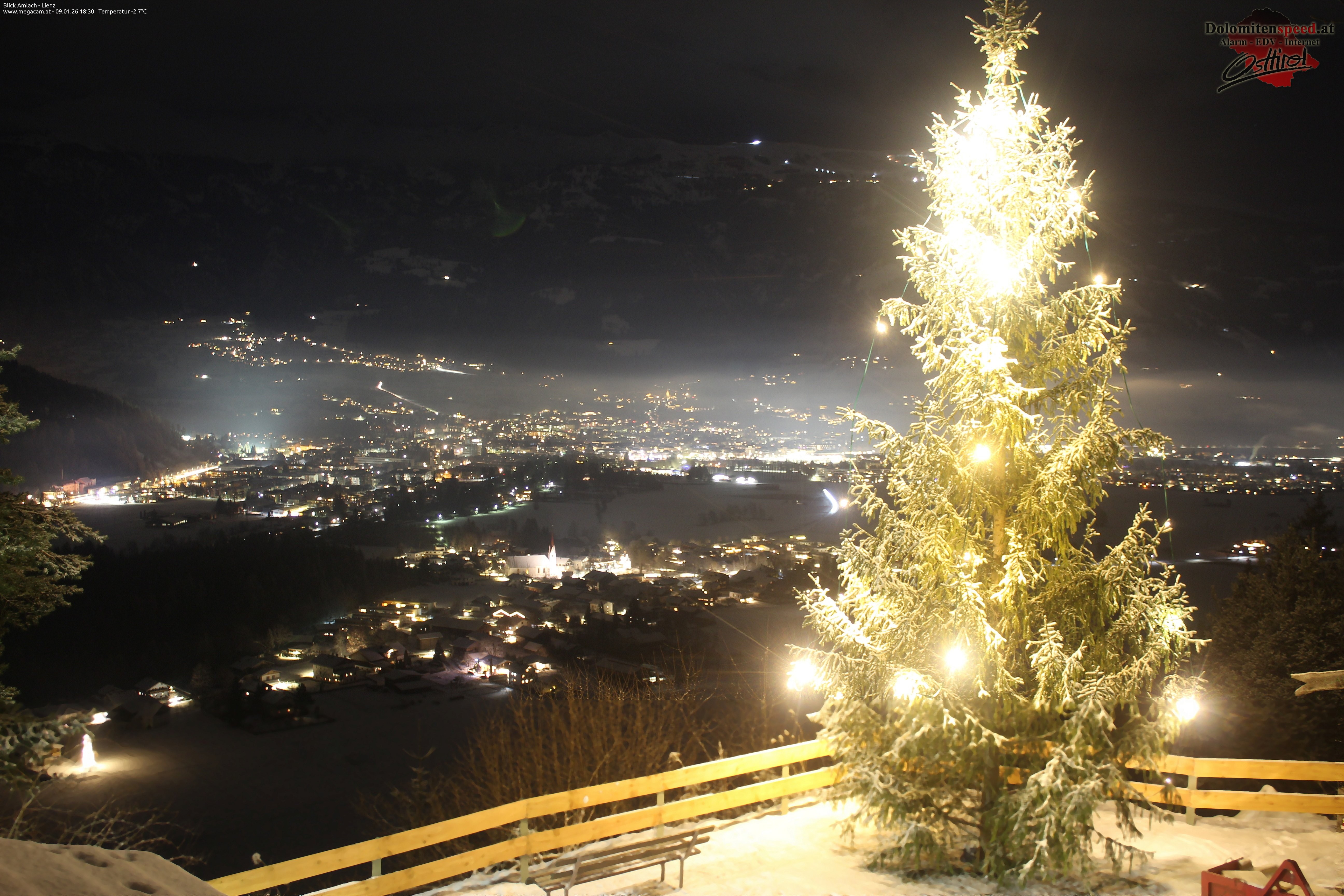 Archiv Foto Webcam Blick Amlach - Lienz - Osttirol