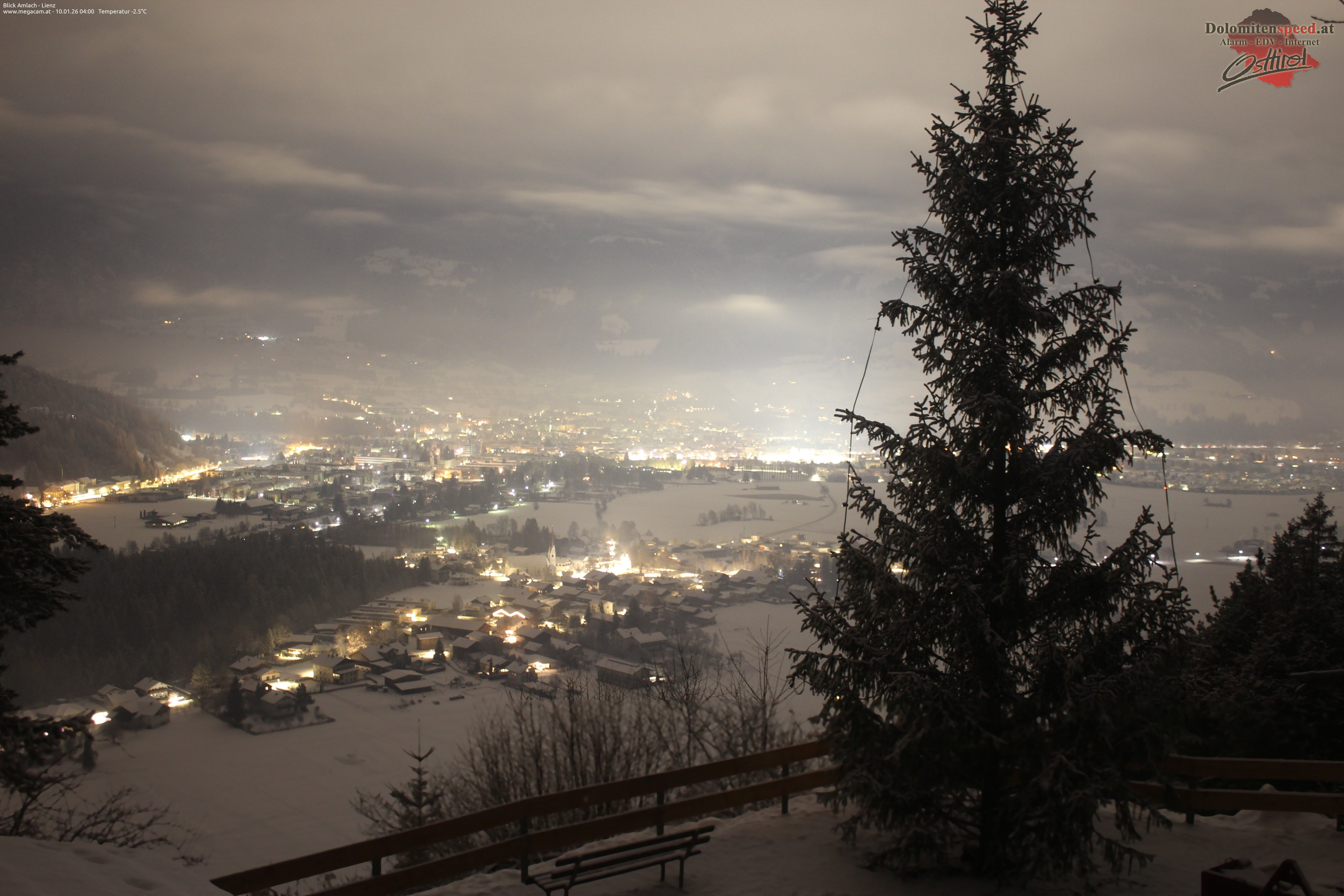 Archiv Foto Webcam Blick Amlach - Lienz - Osttirol