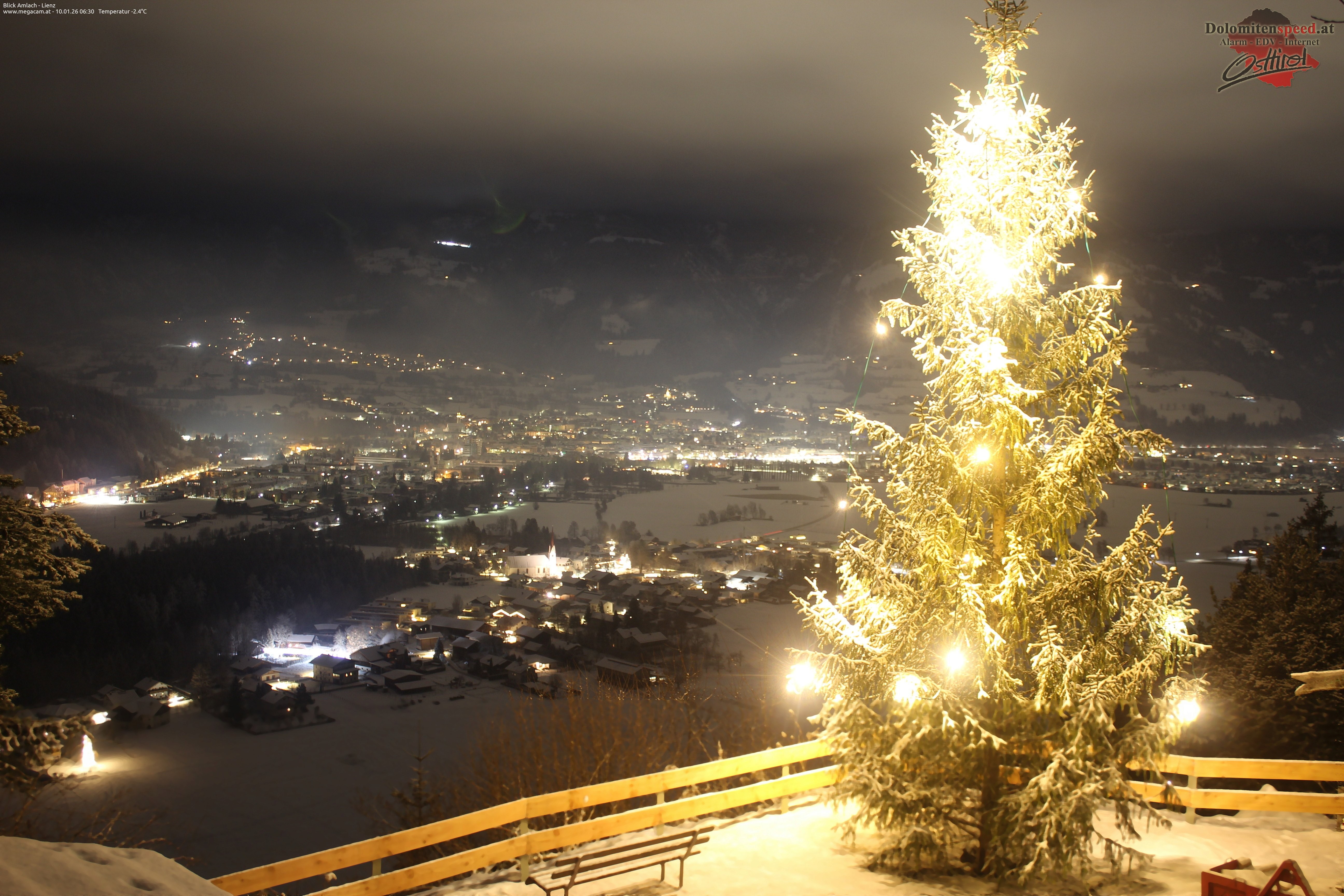 Archiv Foto Webcam Blick Amlach - Lienz - Osttirol