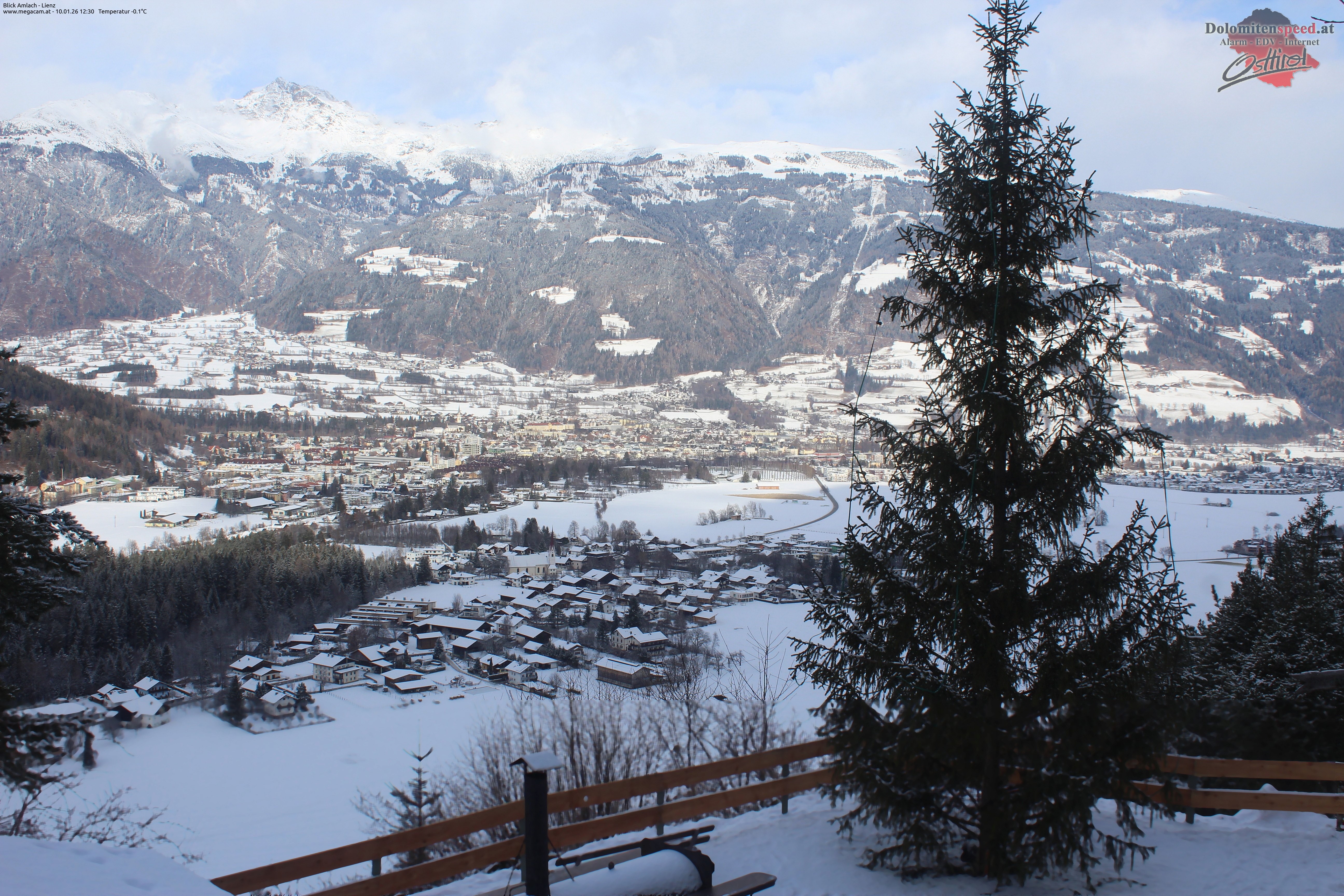 Archiv Foto Webcam Blick Amlach - Lienz - Osttirol