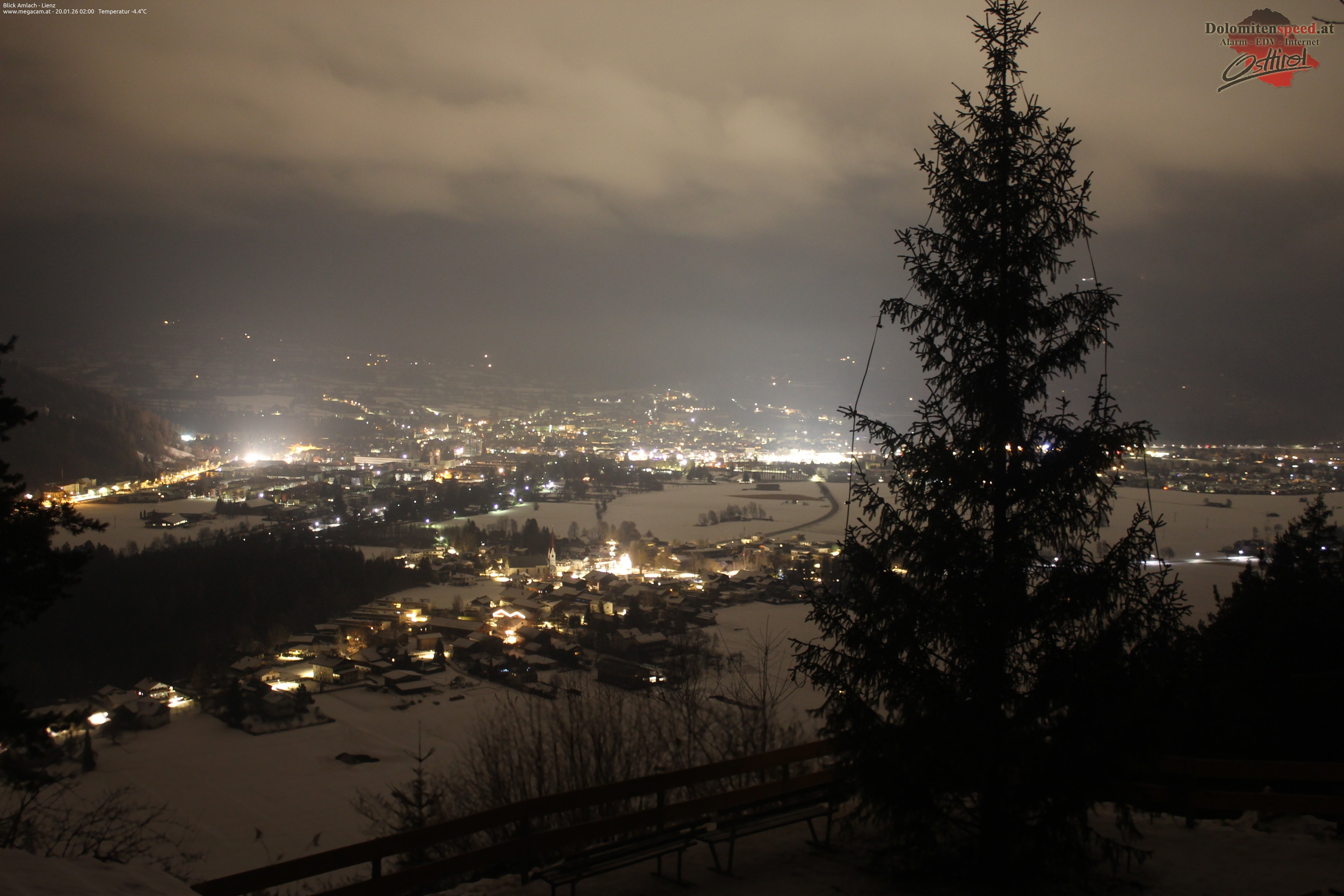 Archiv Foto Webcam Blick Amlach - Lienz - Osttirol