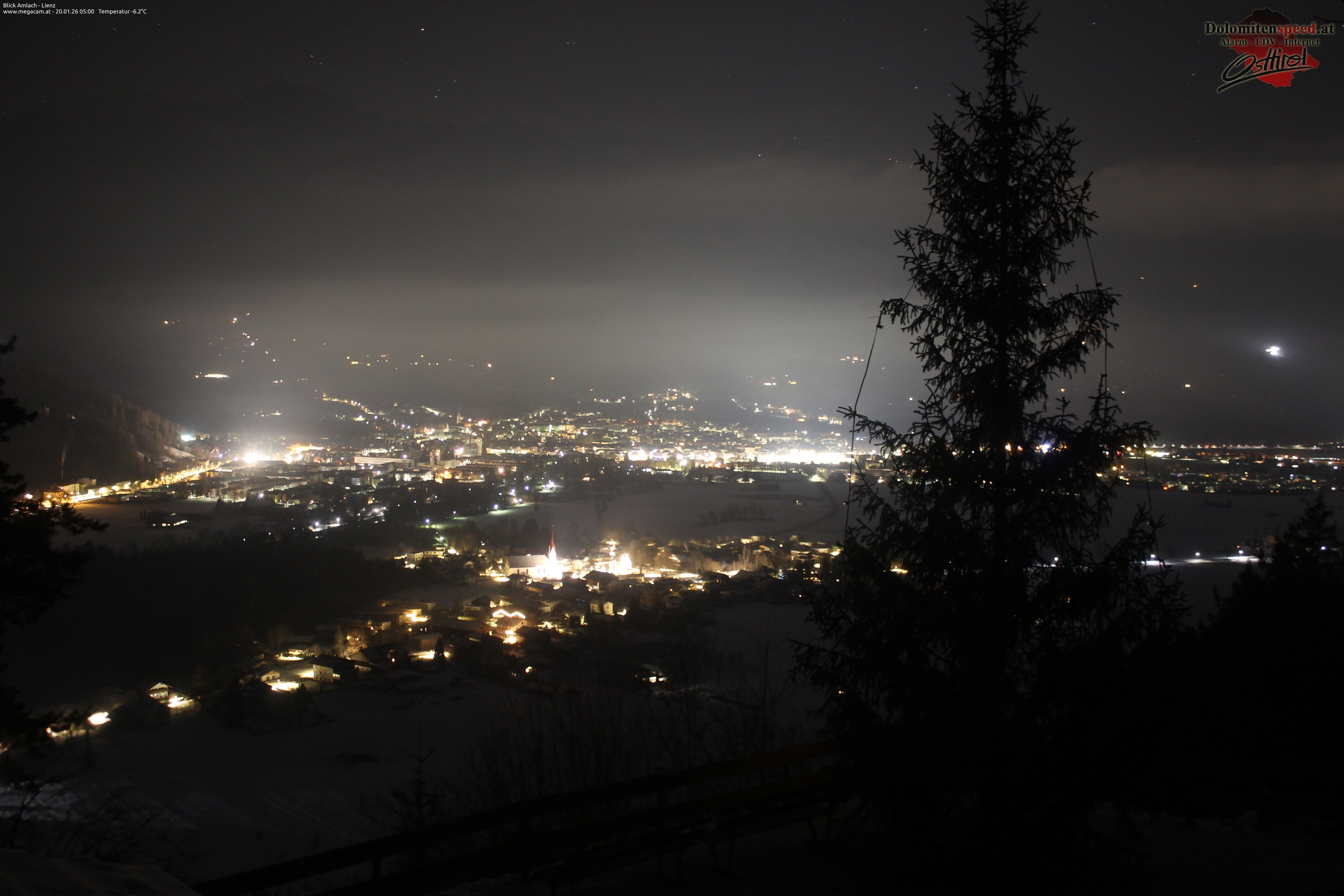 Archiv Foto Webcam Blick Amlach - Lienz - Osttirol