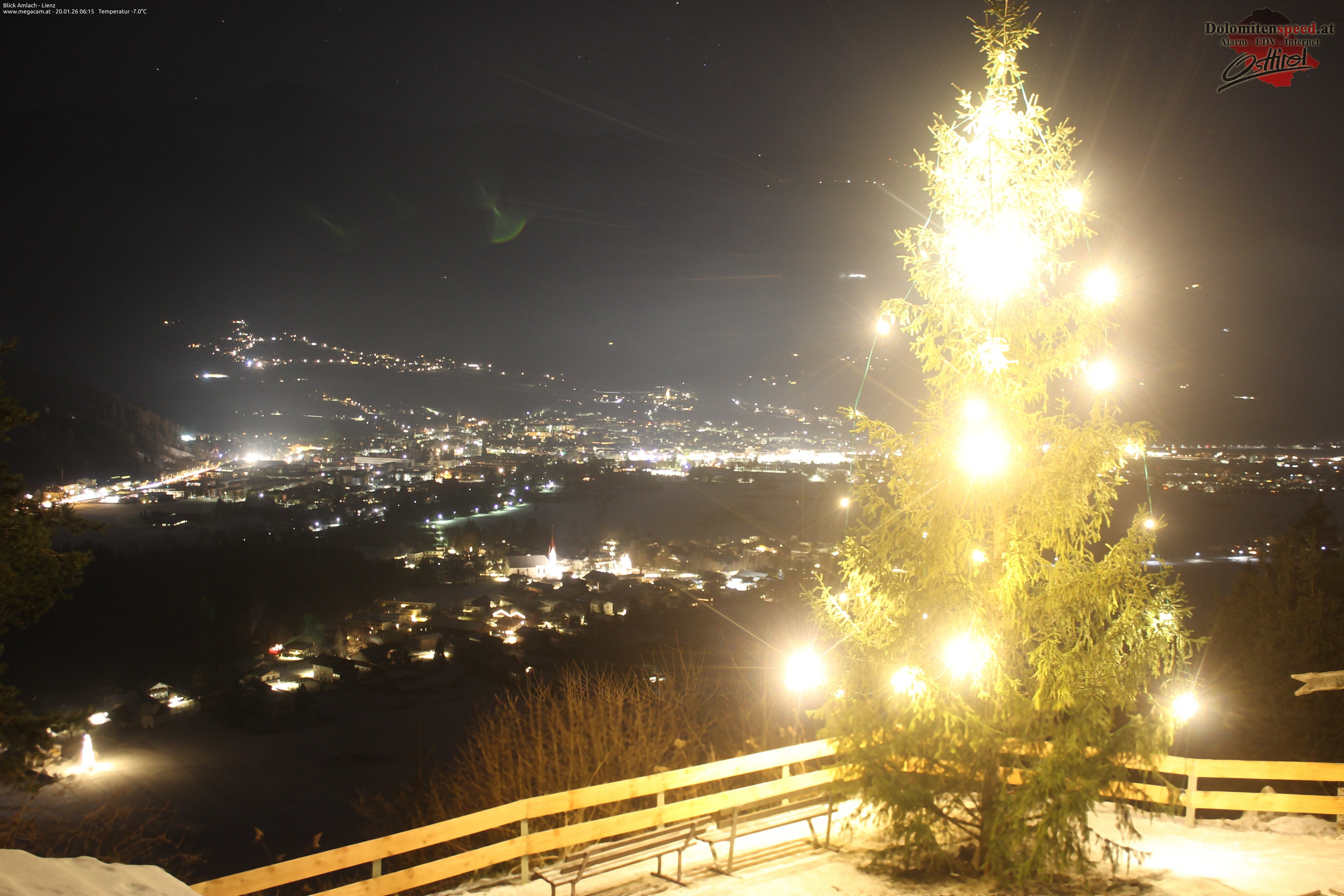 Archiv Foto Webcam Blick Amlach - Lienz - Osttirol