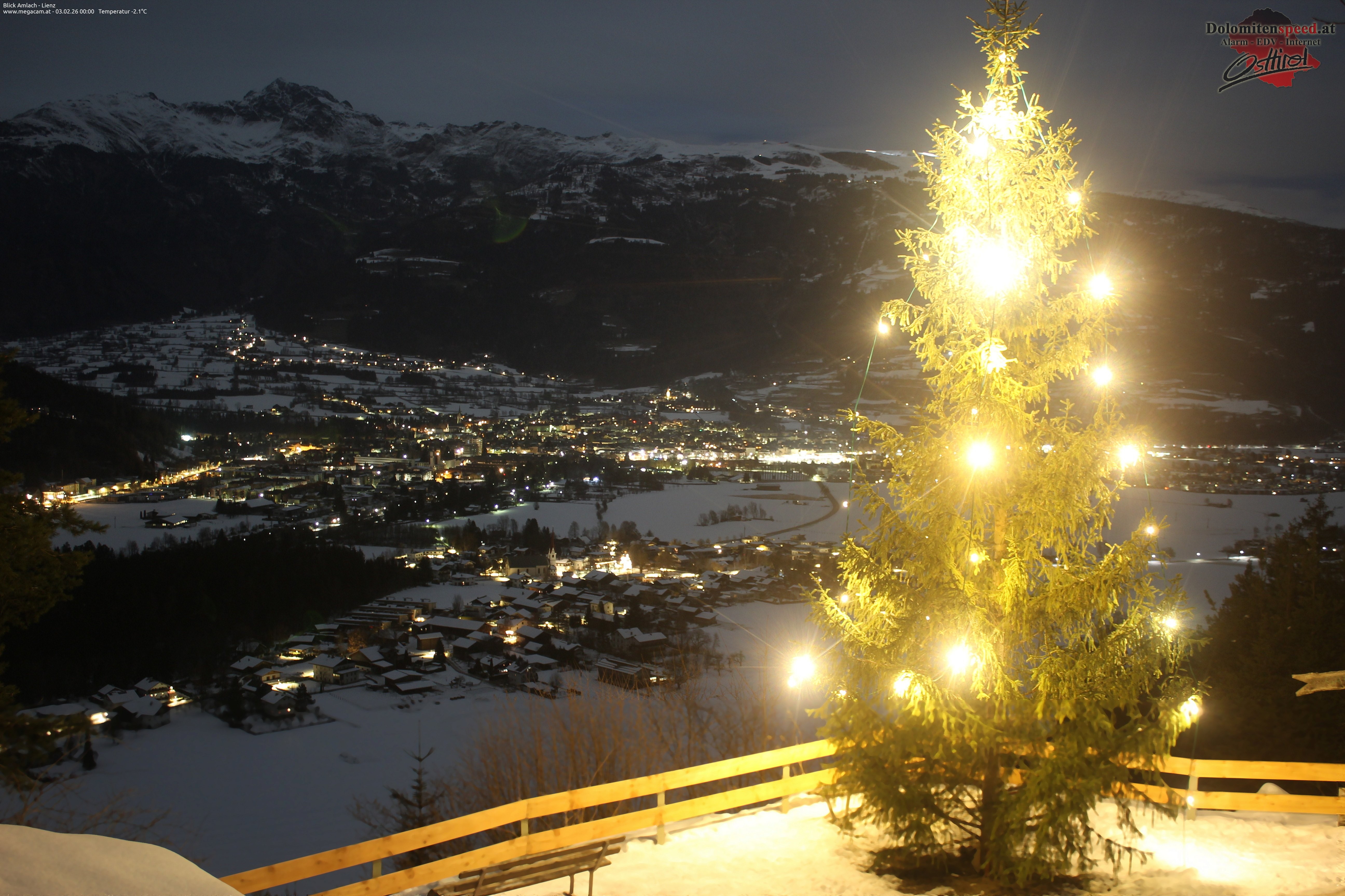 Archiv Foto Webcam Blick Amlach - Lienz - Osttirol