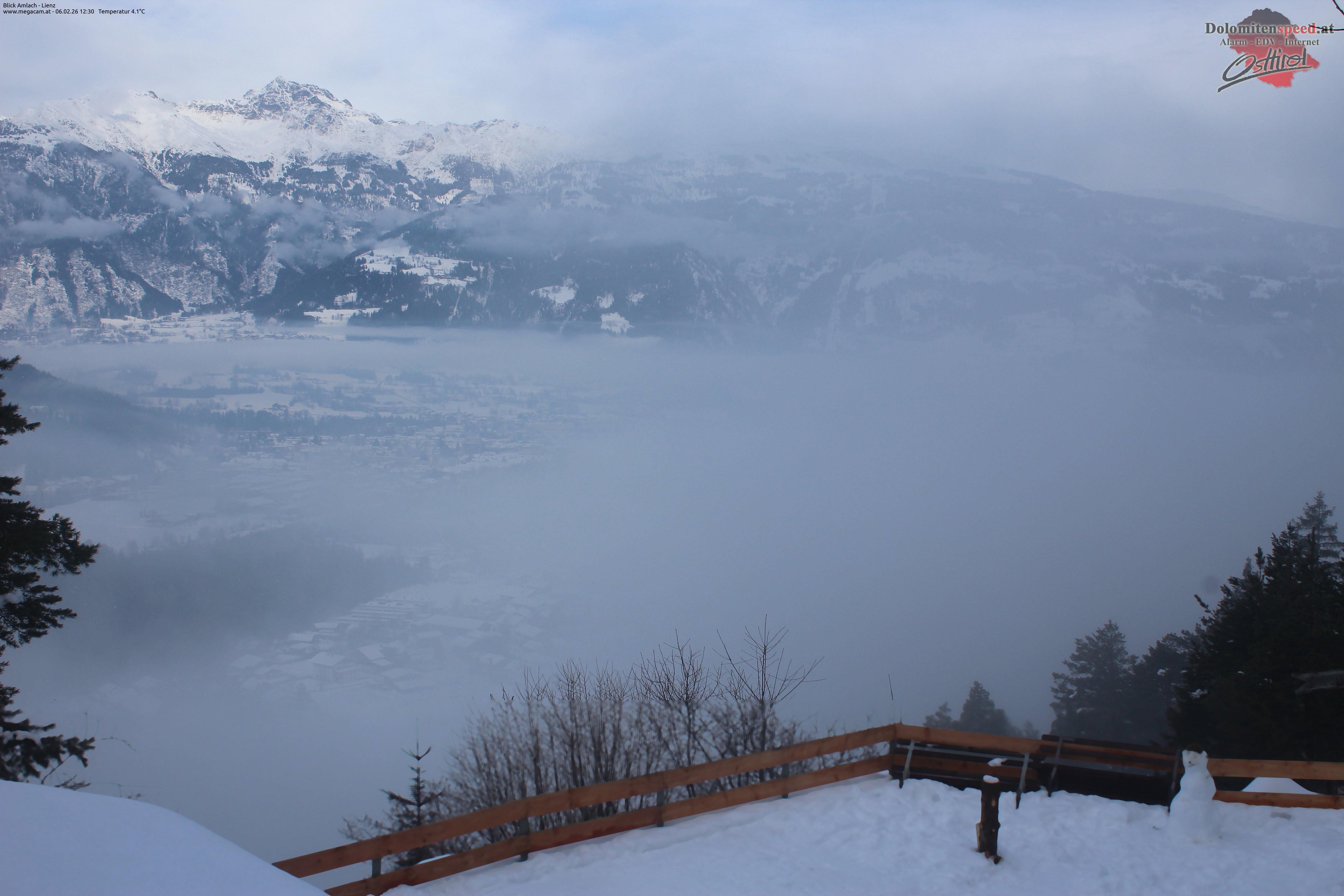 Archiv Foto Webcam Blick Amlach - Lienz - Osttirol
