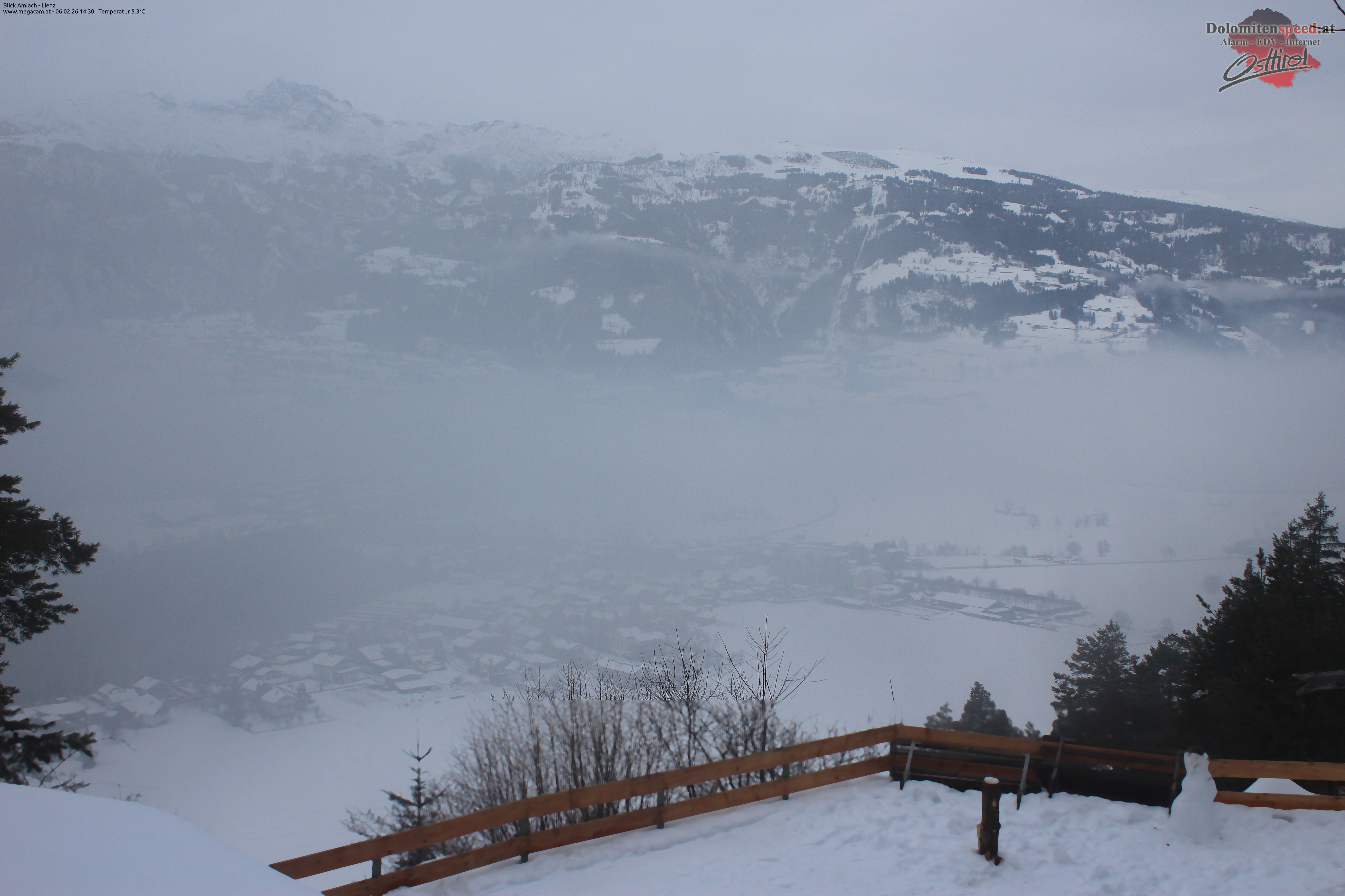 Archiv Foto Webcam Blick Amlach - Lienz - Osttirol