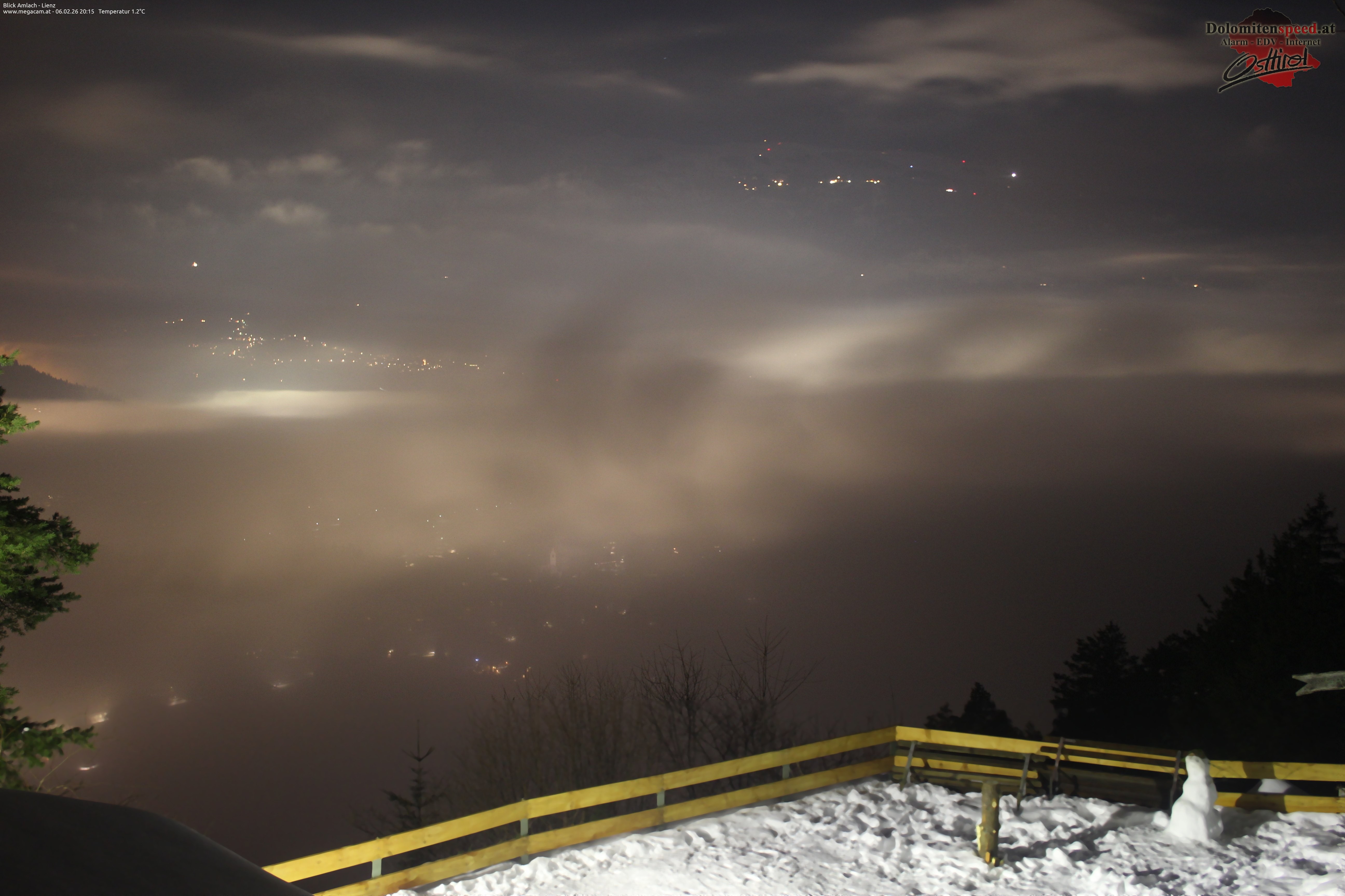 Archiv Foto Webcam Blick Amlach - Lienz - Osttirol