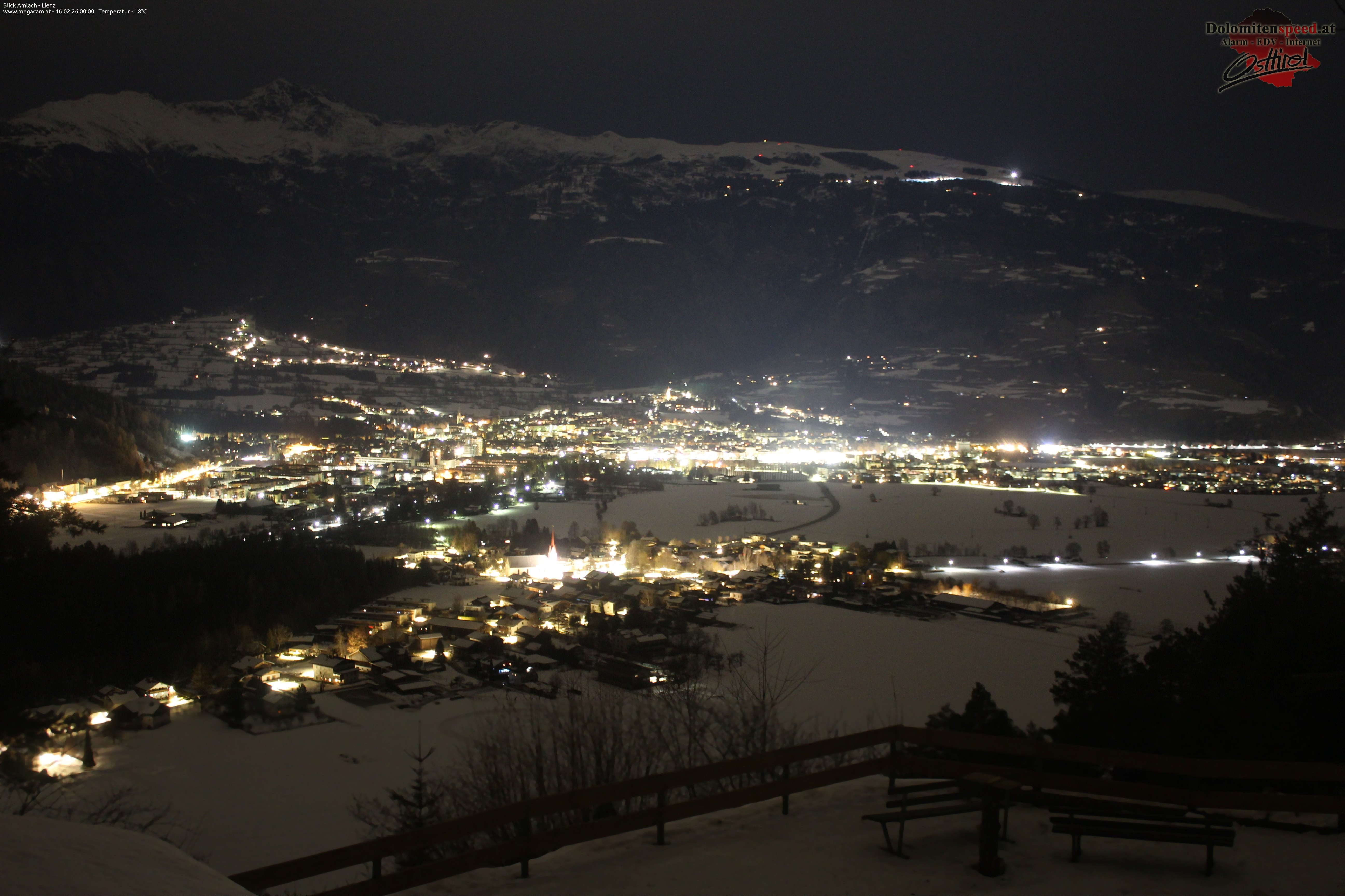 Archiv Foto Webcam Blick Amlach - Lienz - Osttirol
