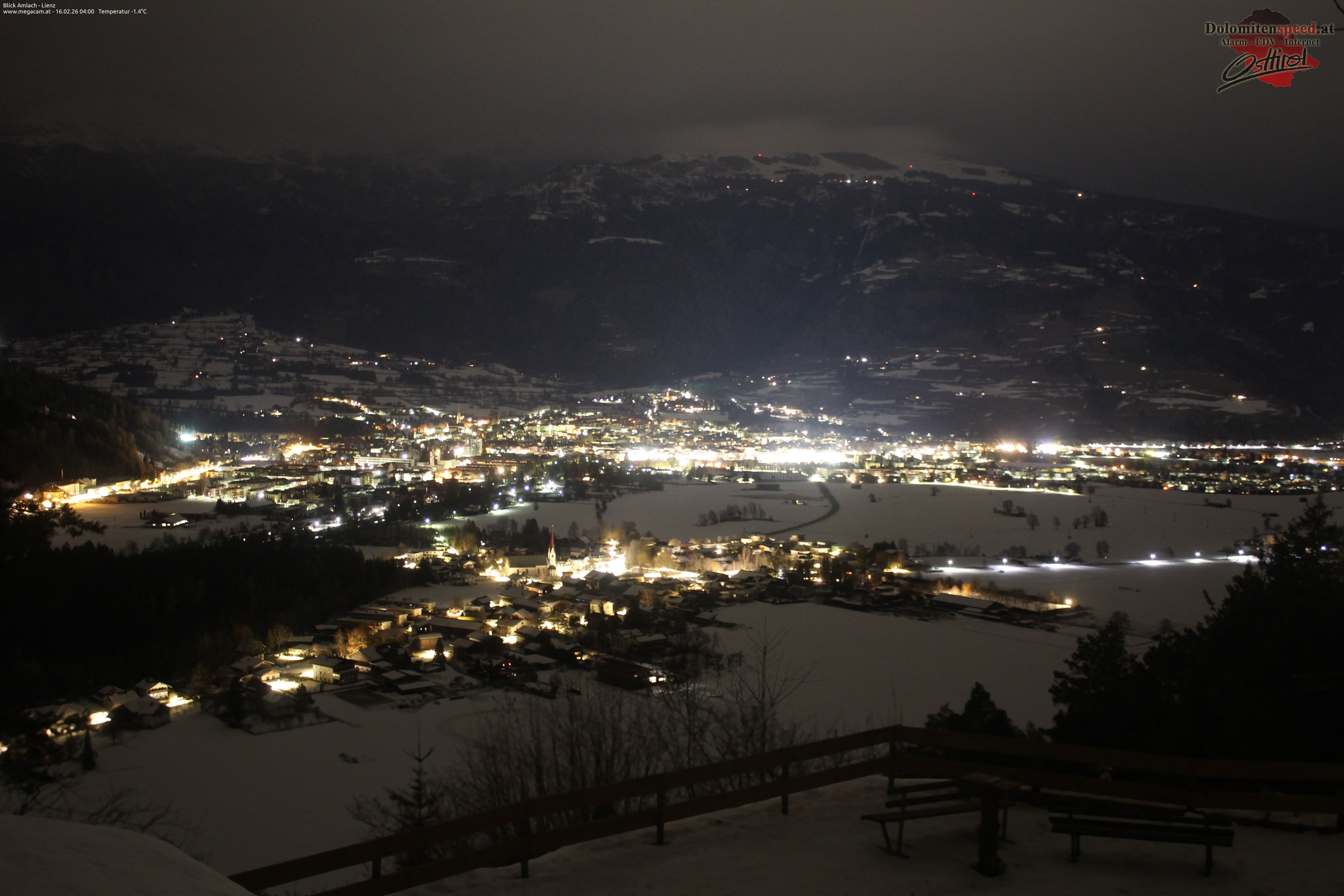 Archiv Foto Webcam Blick Amlach - Lienz - Osttirol