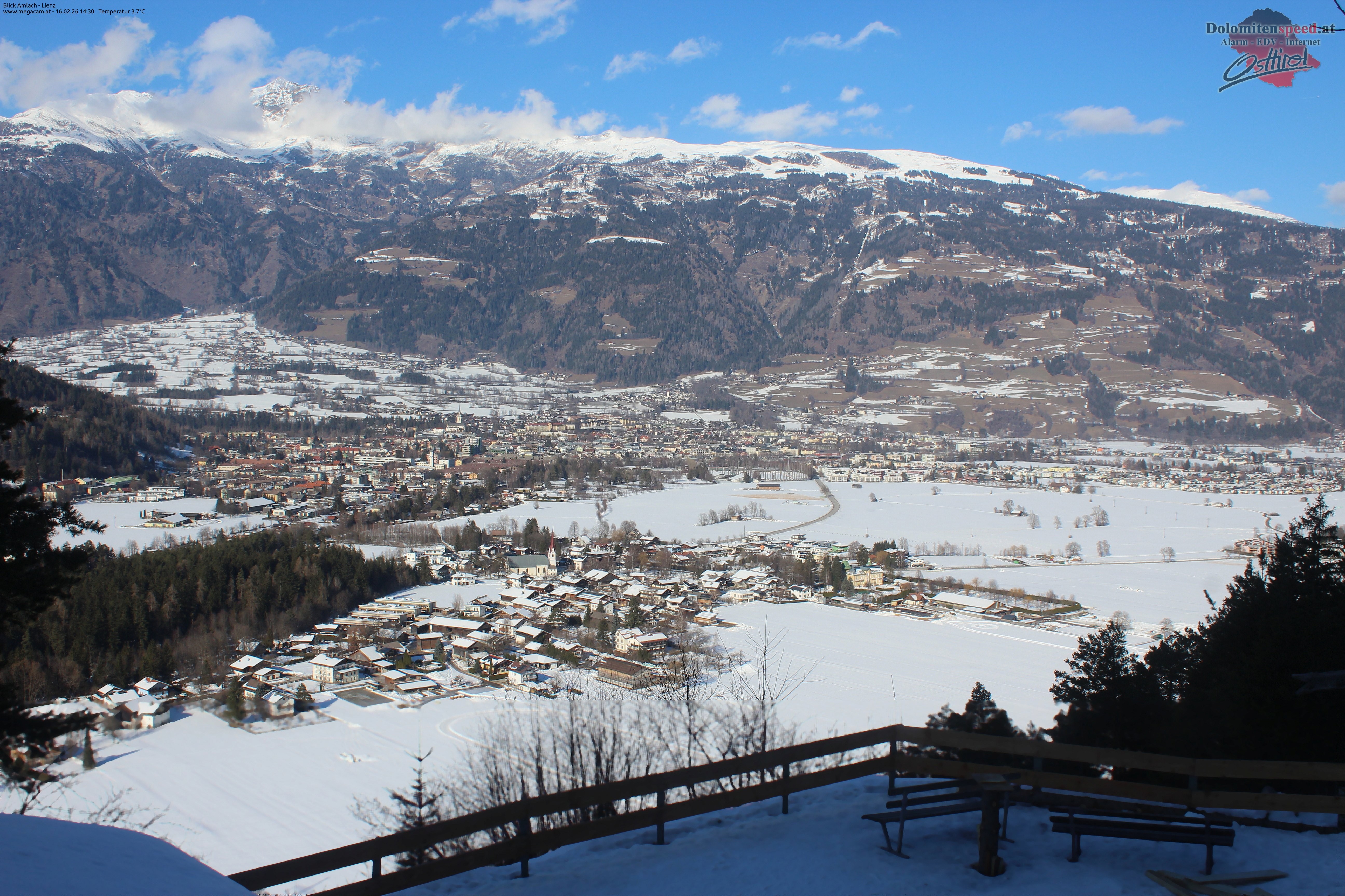 Archiv Foto Webcam Blick Amlach - Lienz - Osttirol