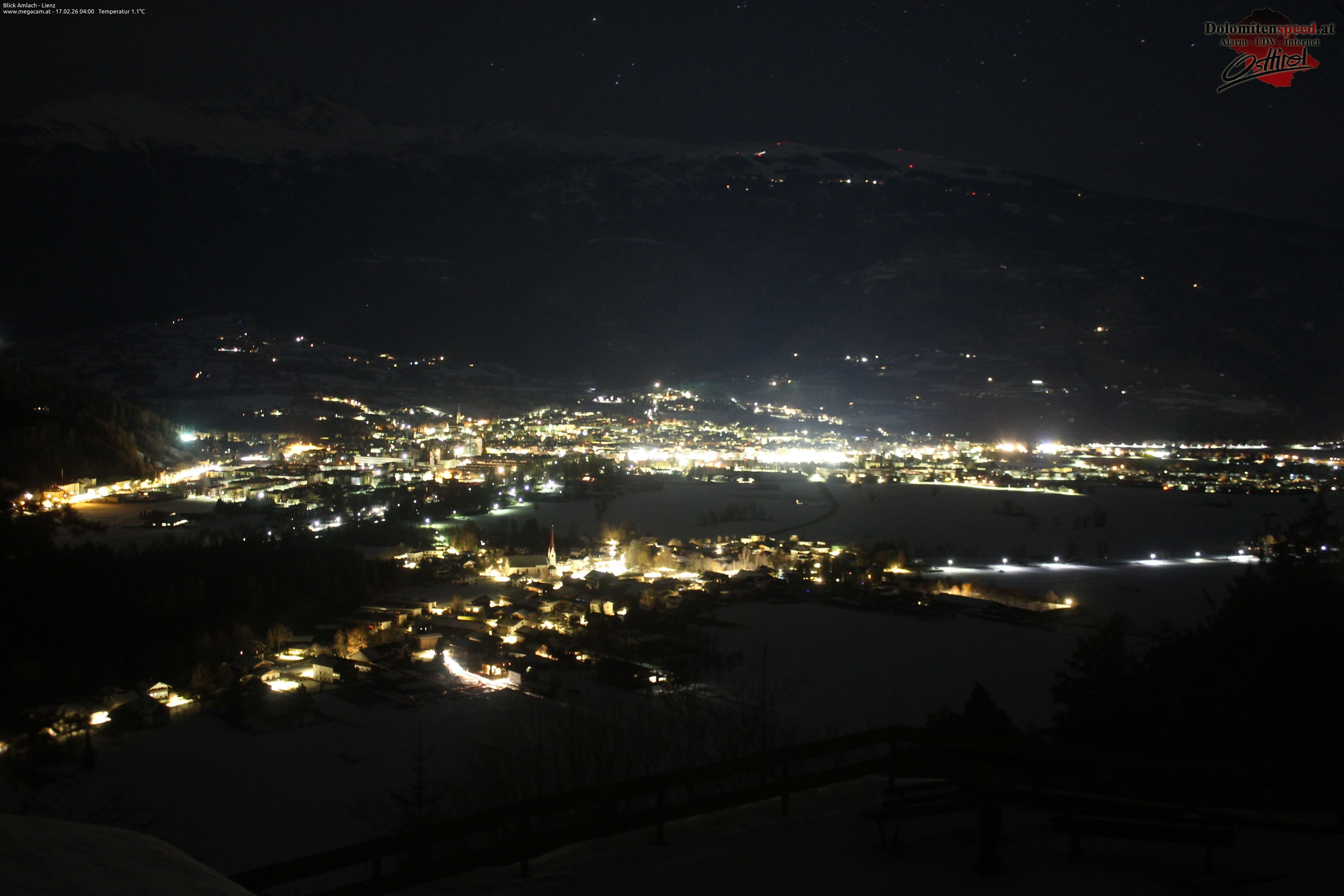 Archiv Foto Webcam Blick Amlach - Lienz - Osttirol
