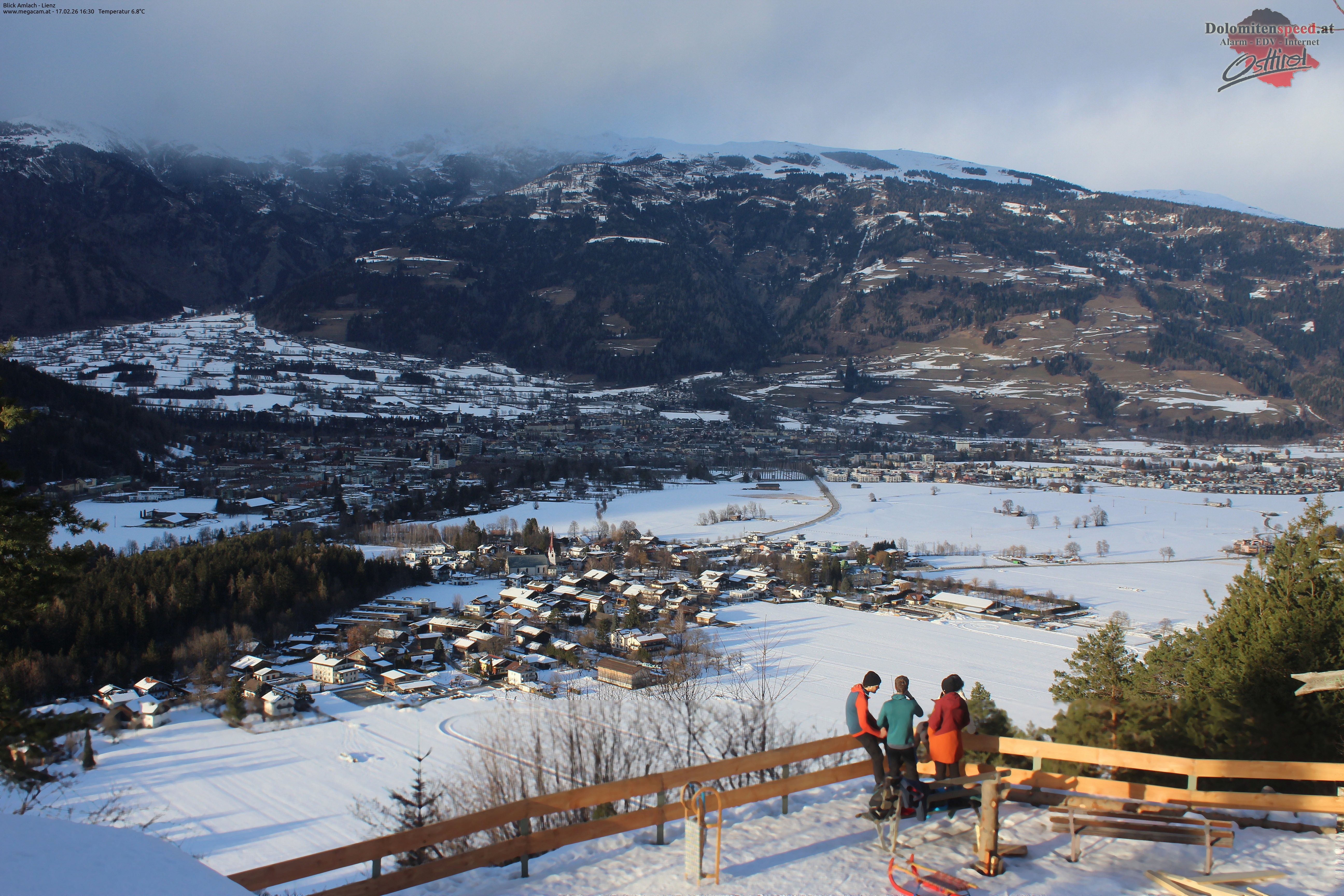 Archiv Foto Webcam Blick Amlach - Lienz - Osttirol