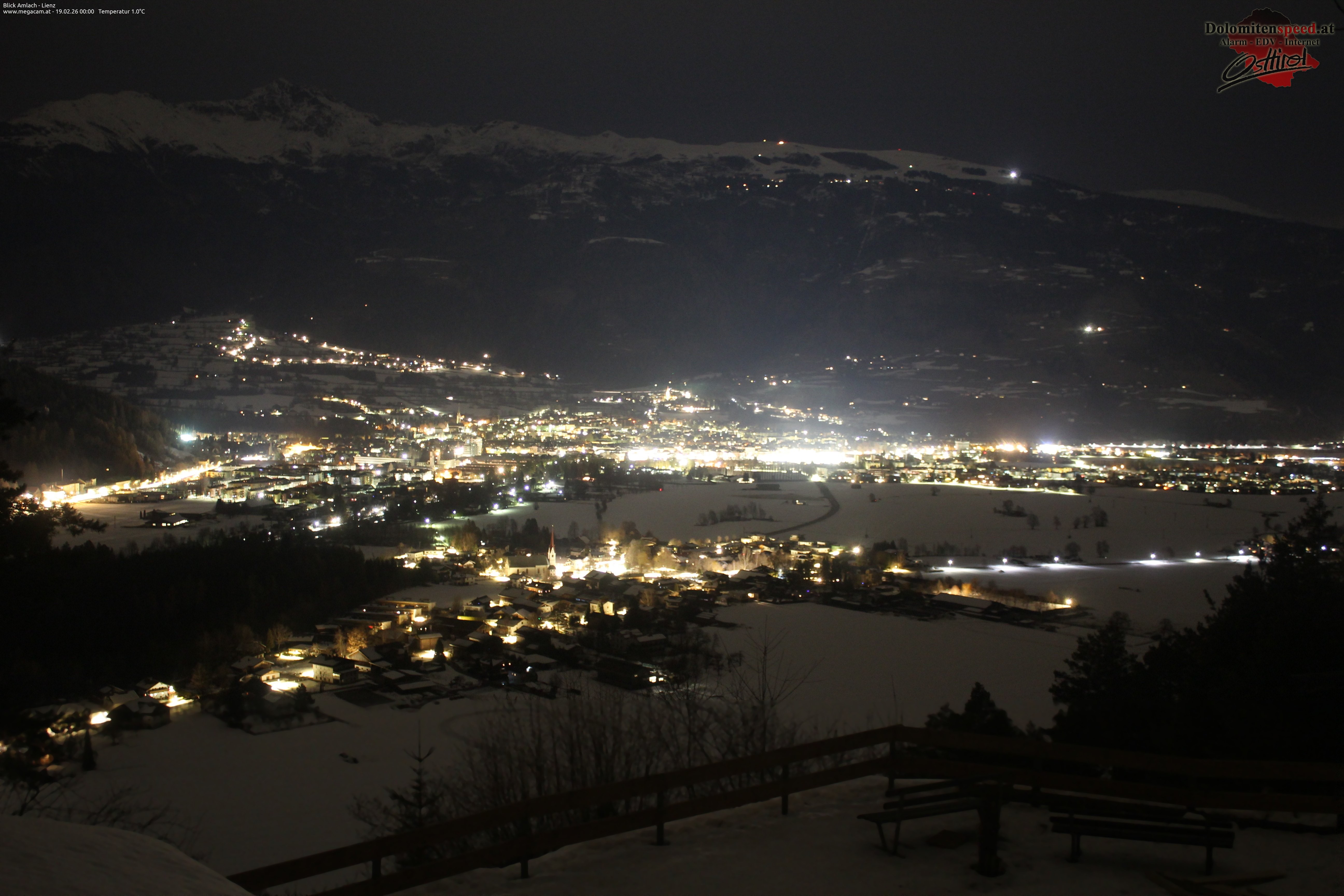 Archiv Foto Webcam Blick Amlach - Lienz - Osttirol