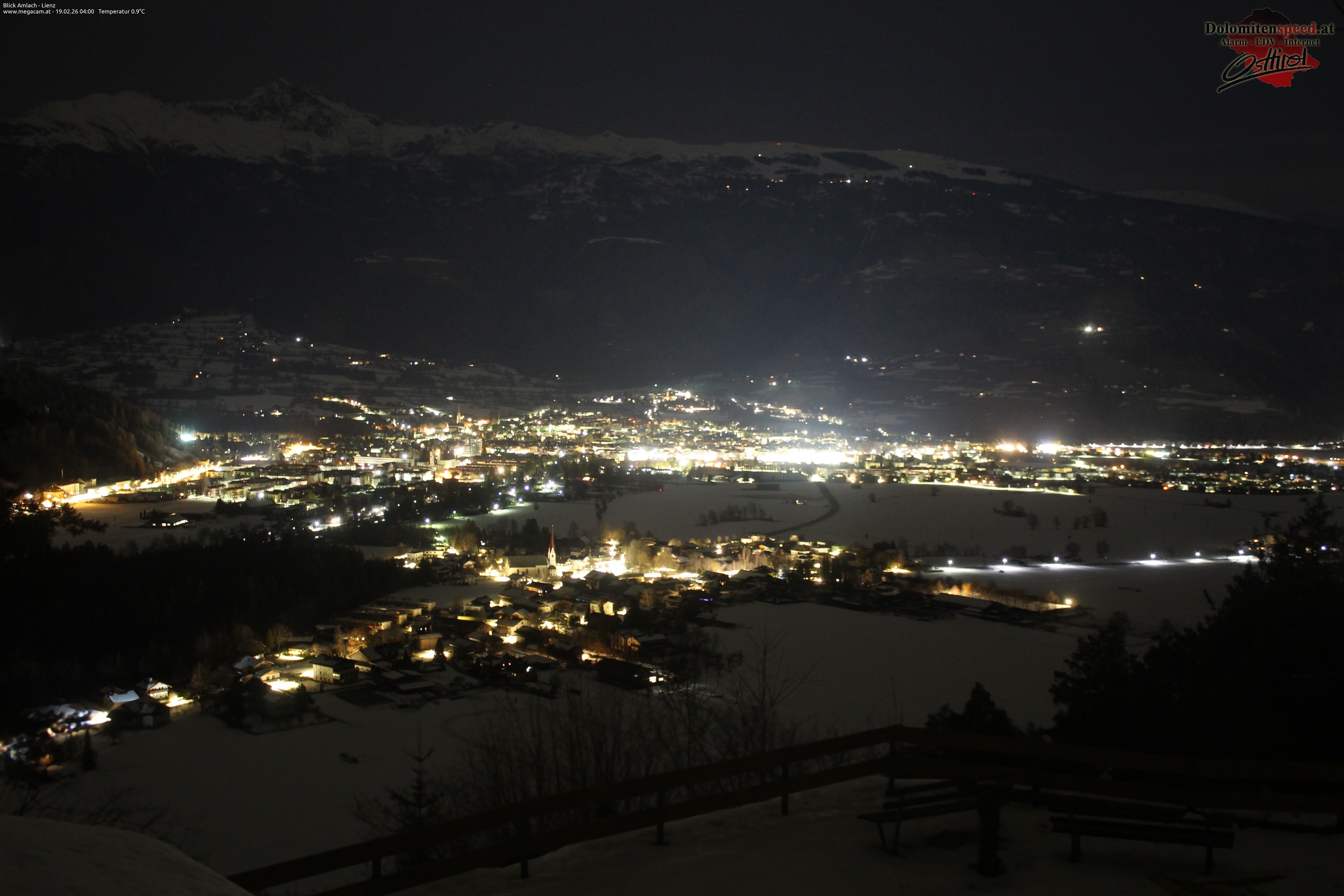 Archiv Foto Webcam Blick Amlach - Lienz - Osttirol