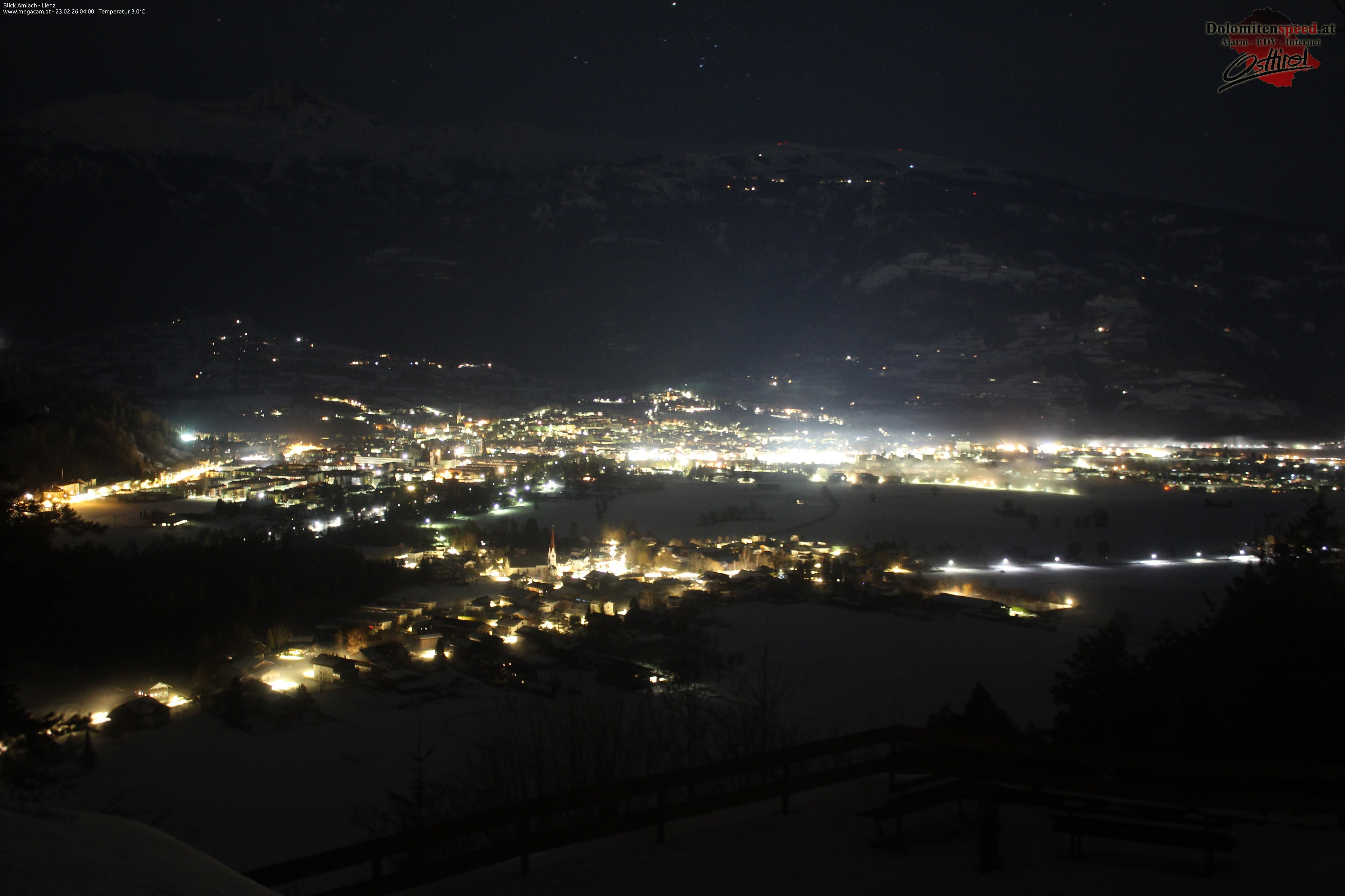 Archiv Foto Webcam Blick Amlach - Lienz - Osttirol