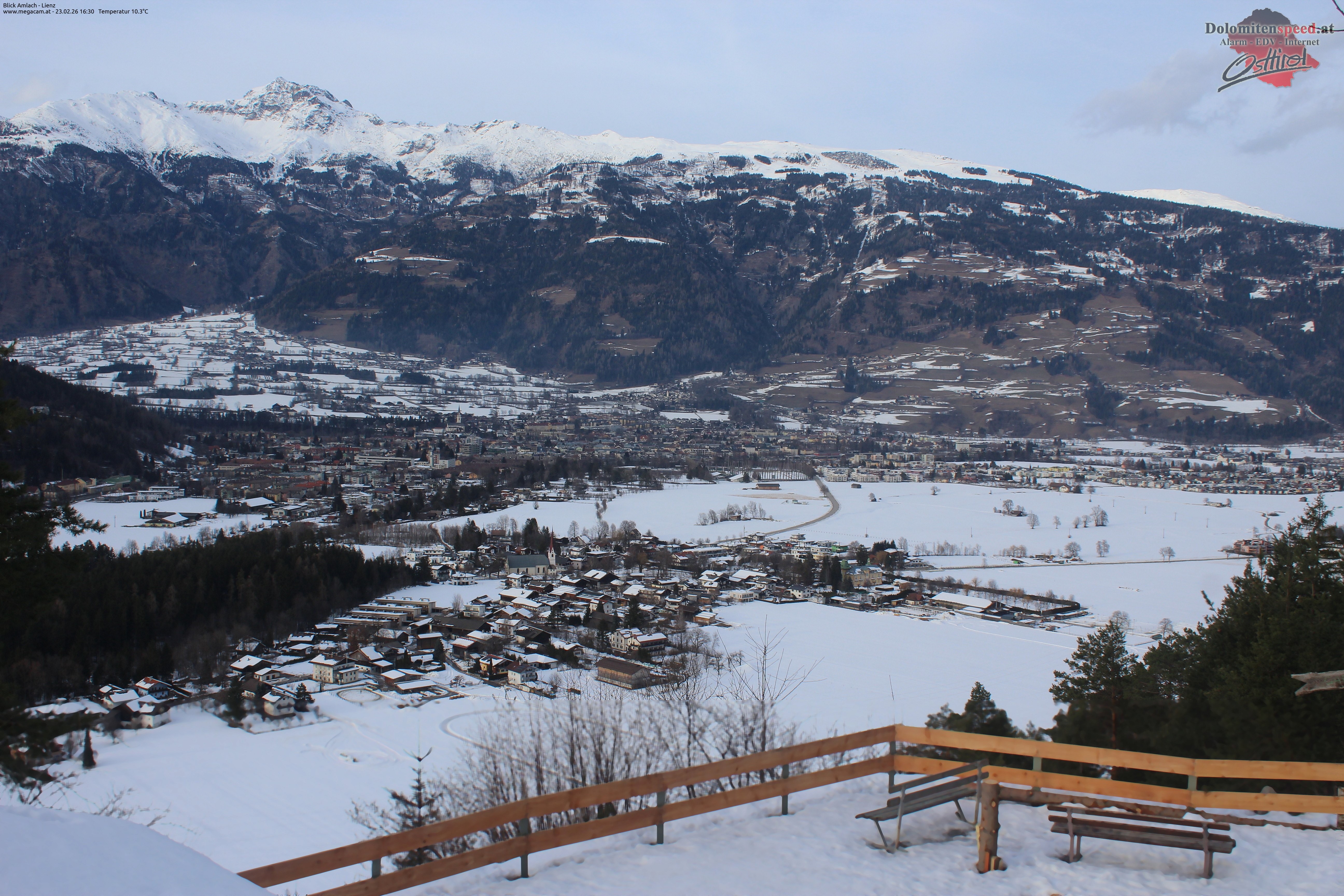 Archiv Foto Webcam Blick Amlach - Lienz - Osttirol