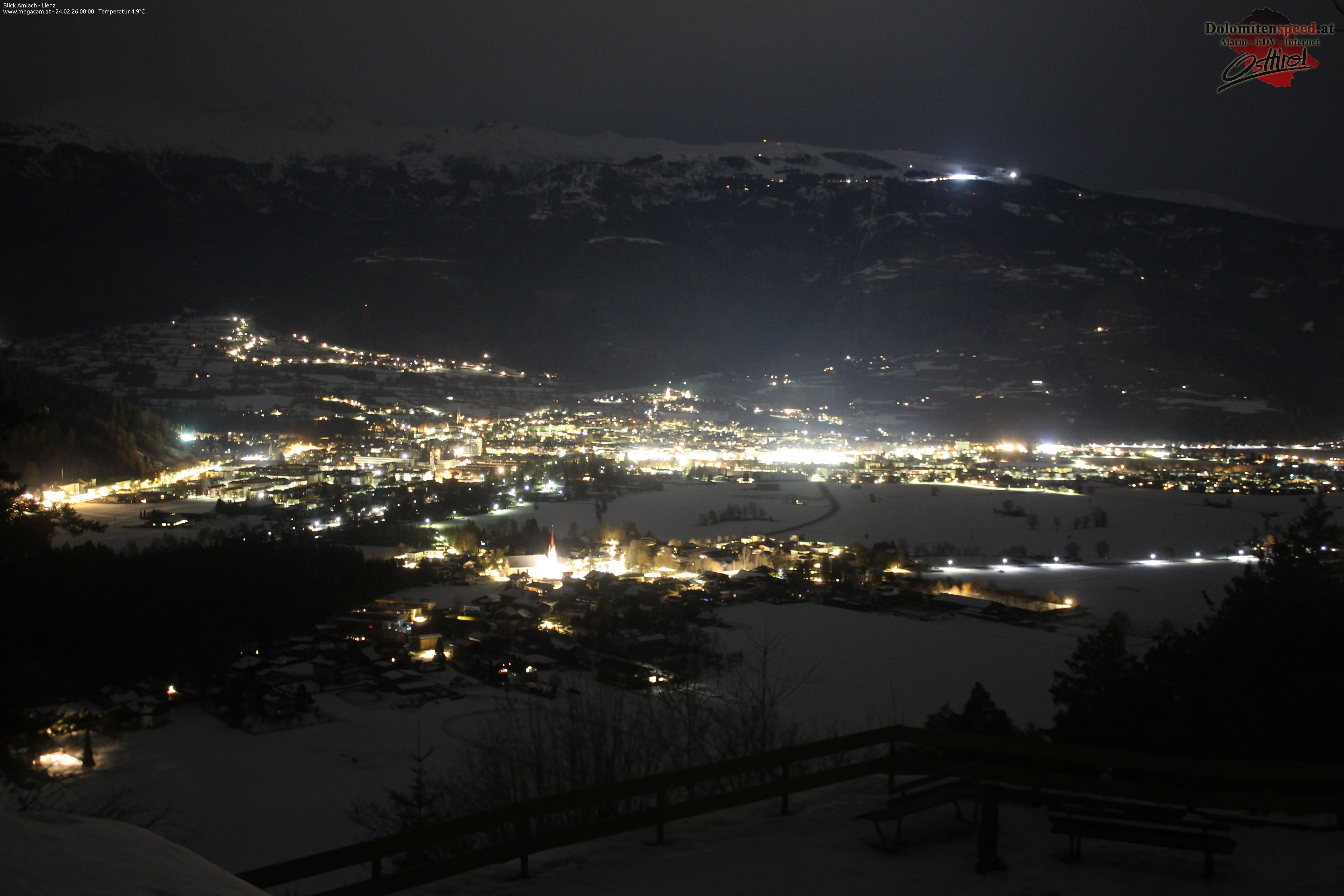 Archiv Foto Webcam Blick Amlach - Lienz - Osttirol