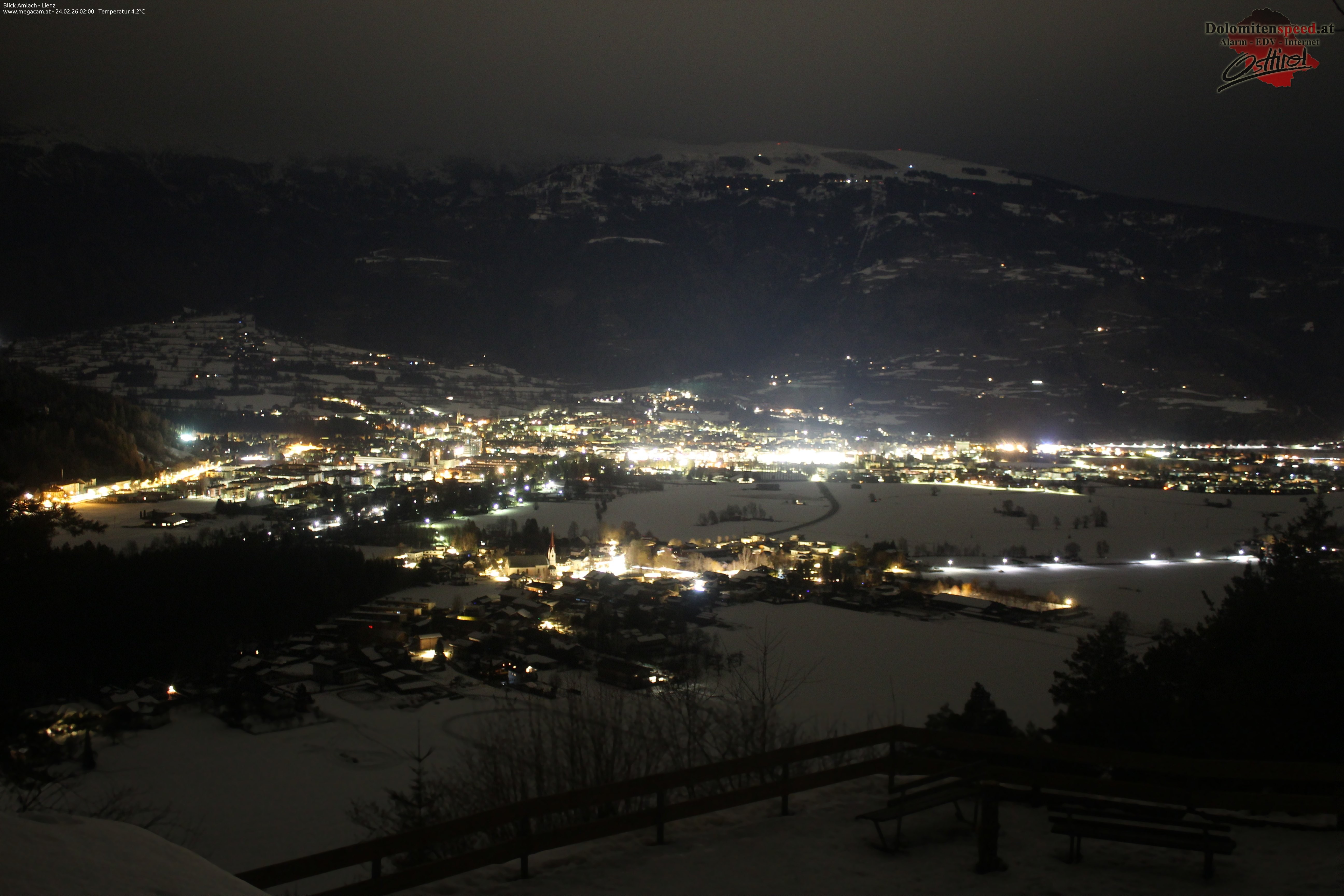 Archiv Foto Webcam Blick Amlach - Lienz - Osttirol