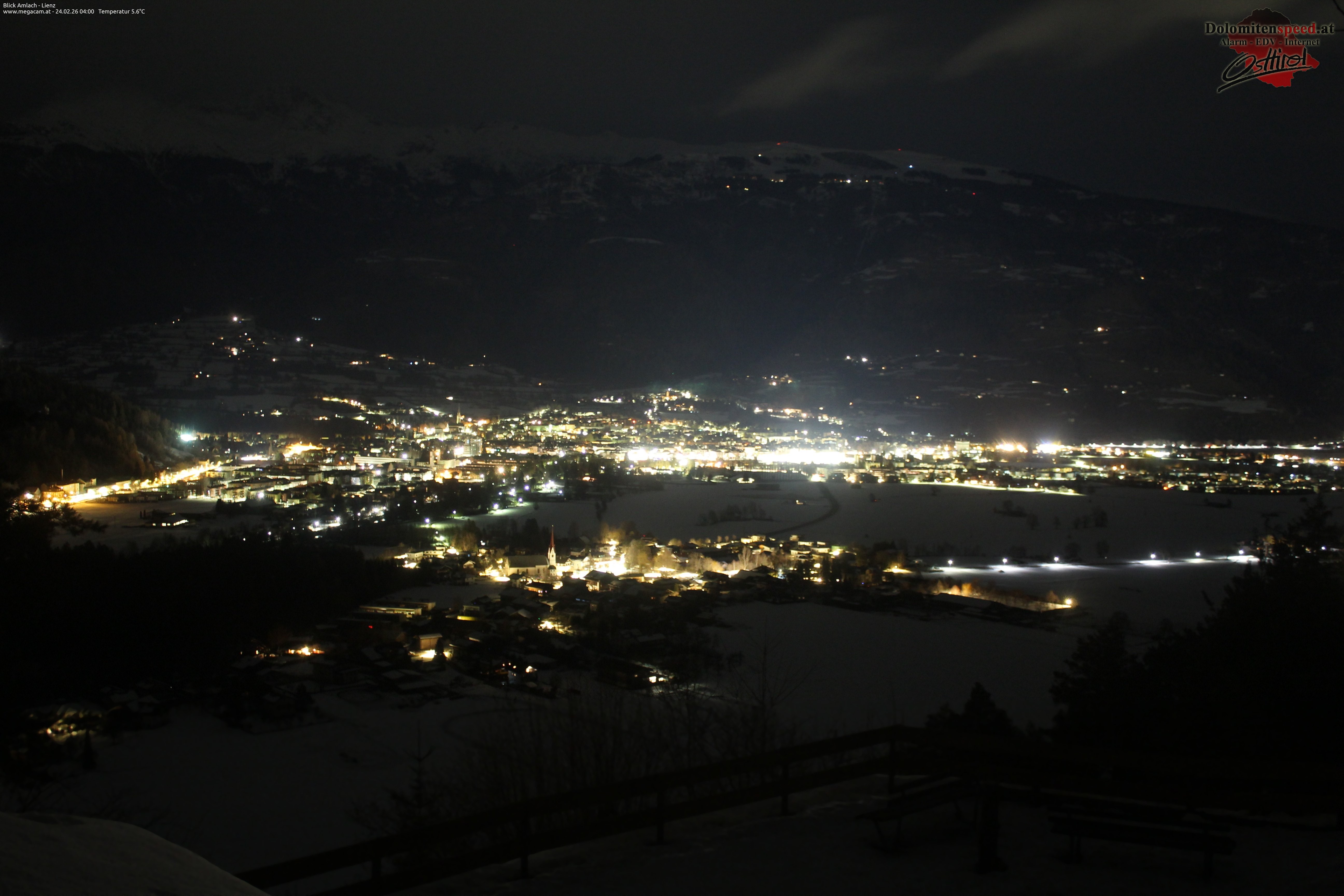 Archiv Foto Webcam Blick Amlach - Lienz - Osttirol
