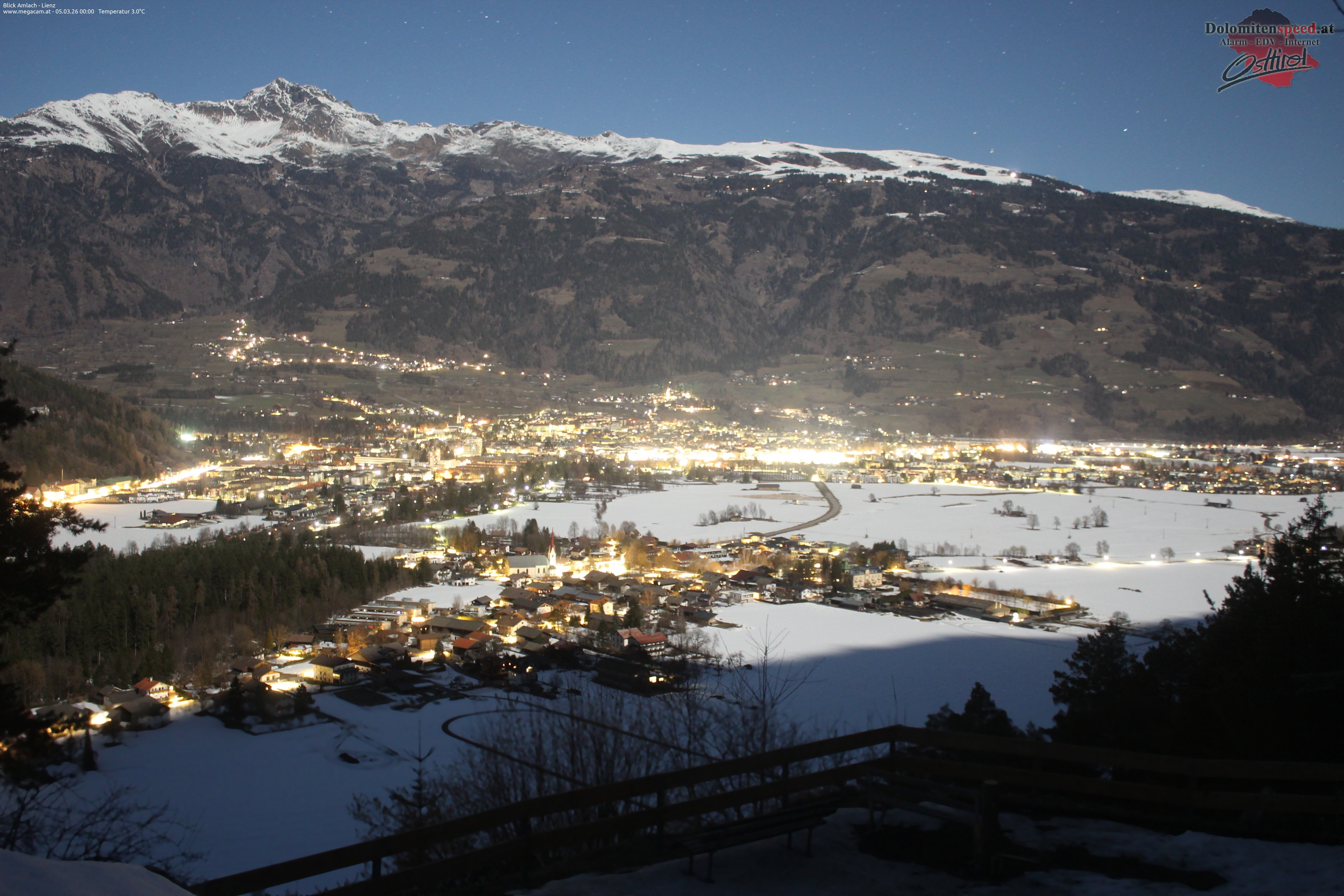 Archiv Foto Webcam Blick Amlach - Lienz - Osttirol