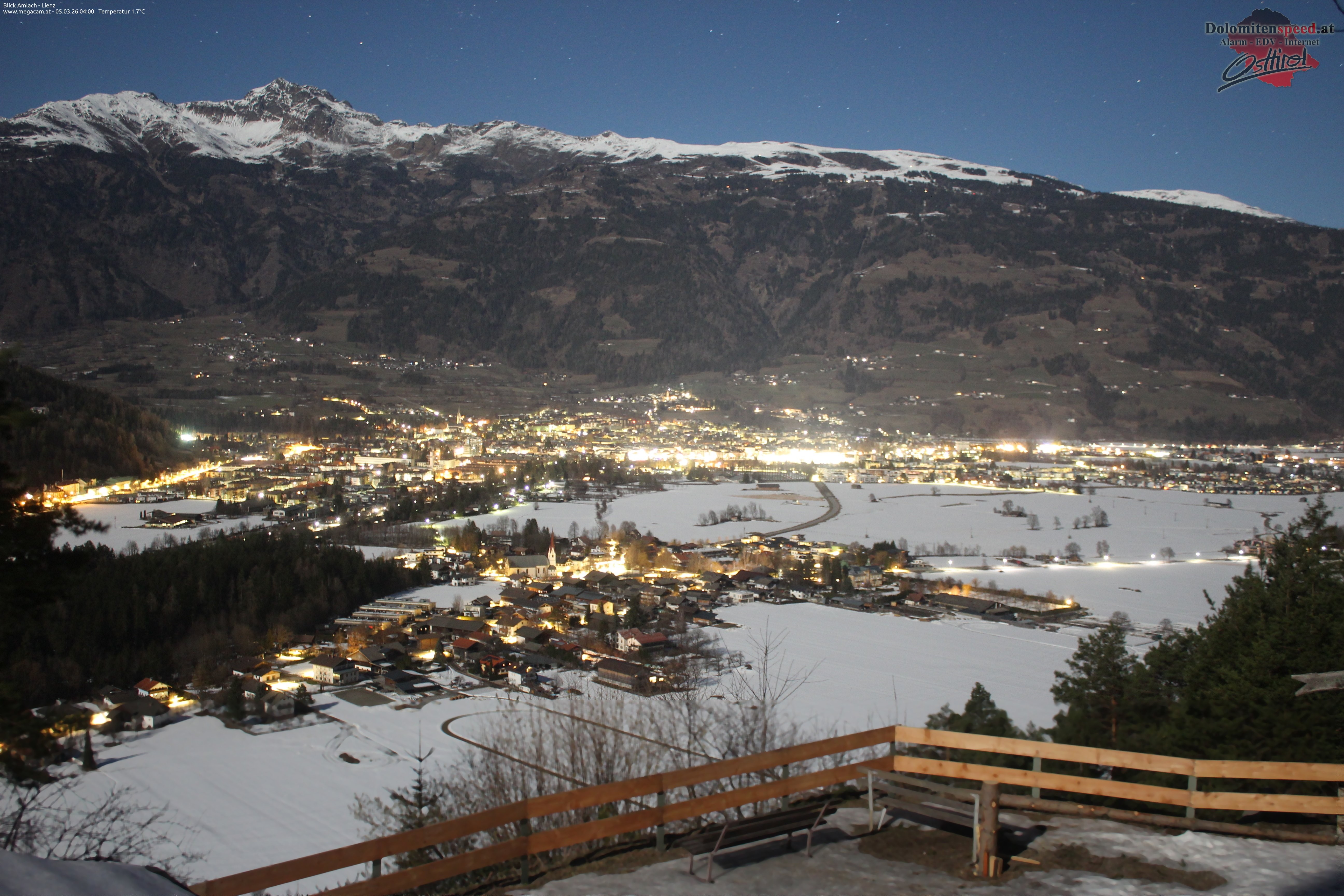 Archiv Foto Webcam Blick Amlach - Lienz - Osttirol