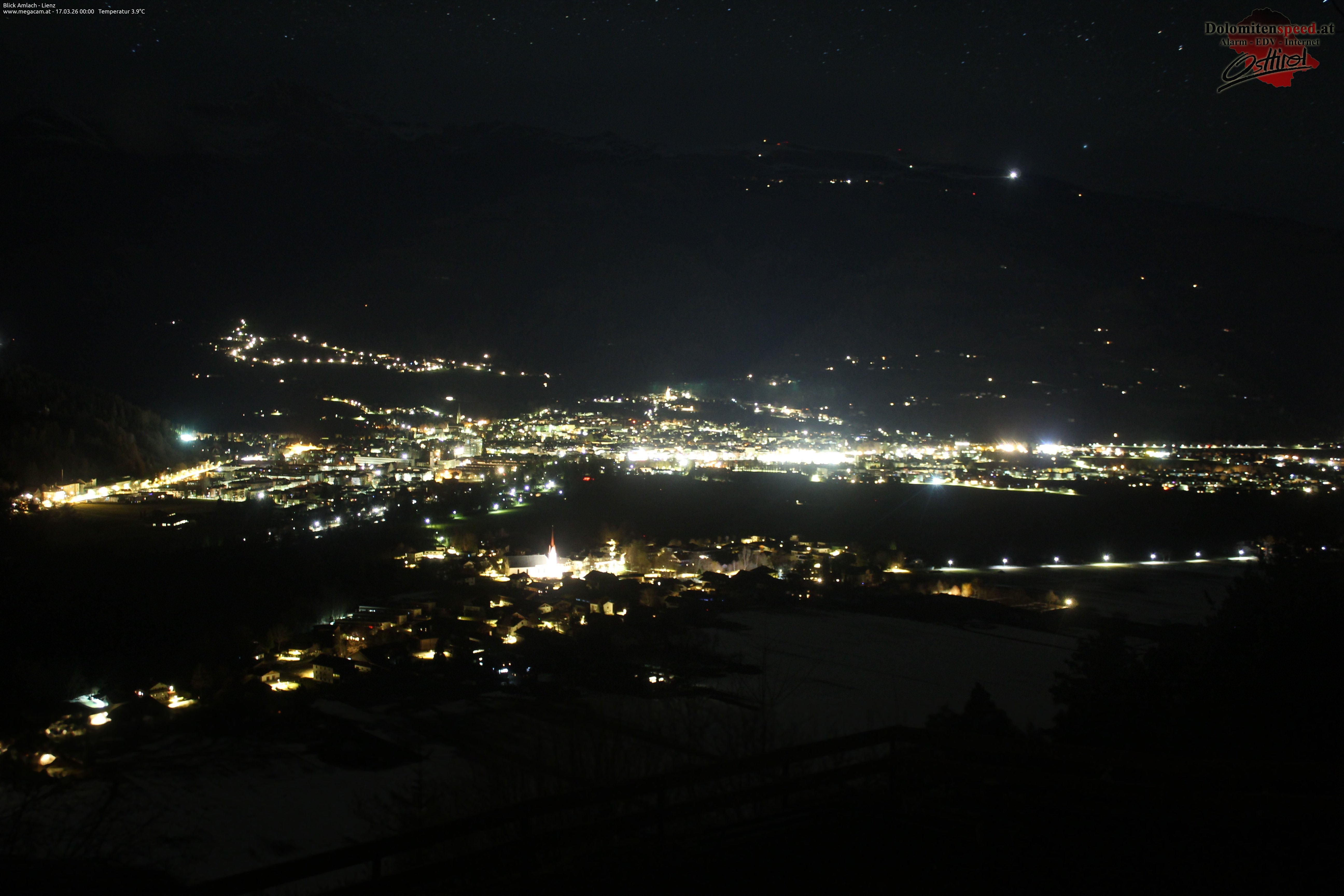 Archiv Foto Webcam Blick Amlach - Lienz - Osttirol