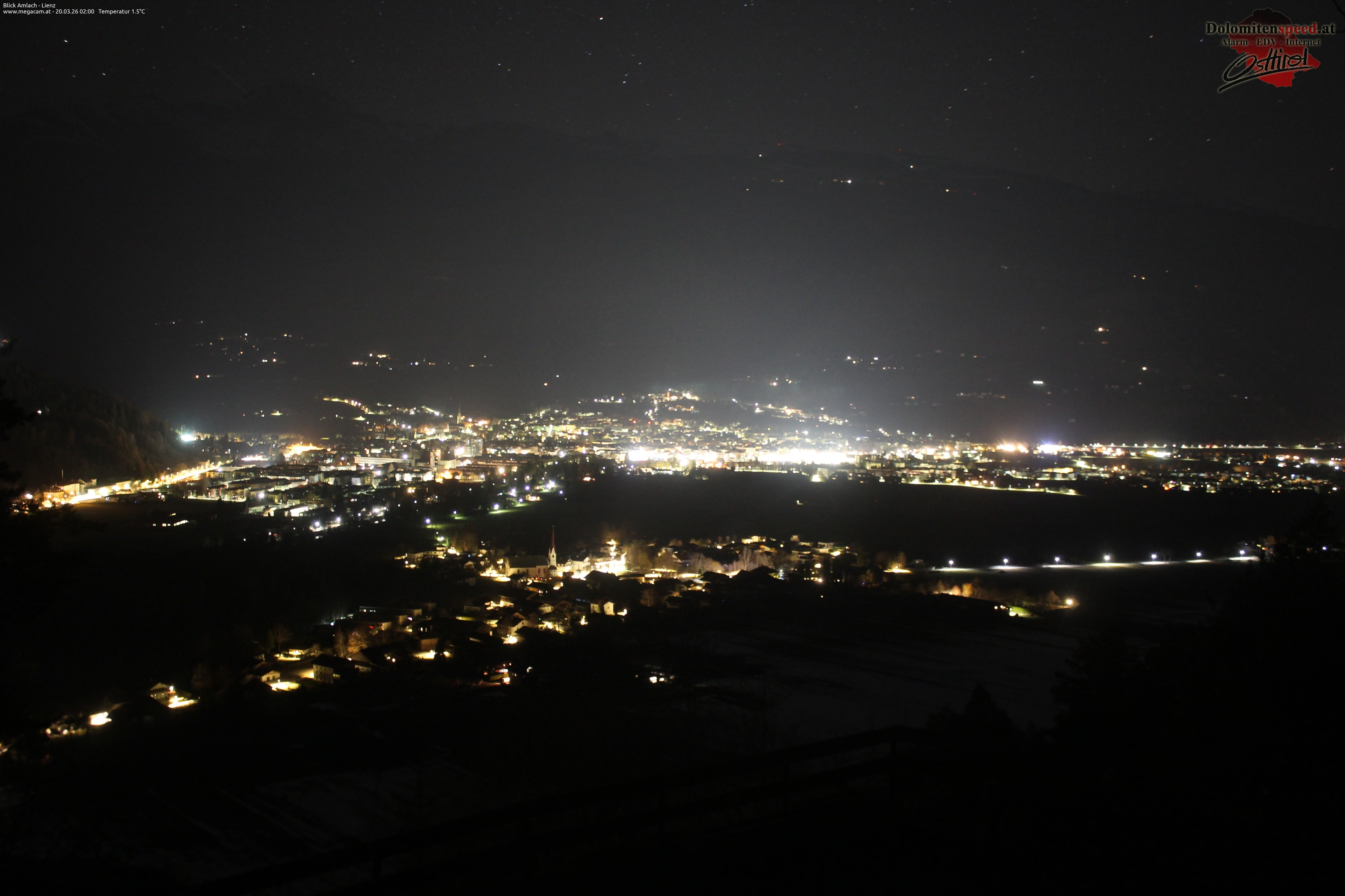 Archiv Foto Webcam Blick Amlach - Lienz - Osttirol
